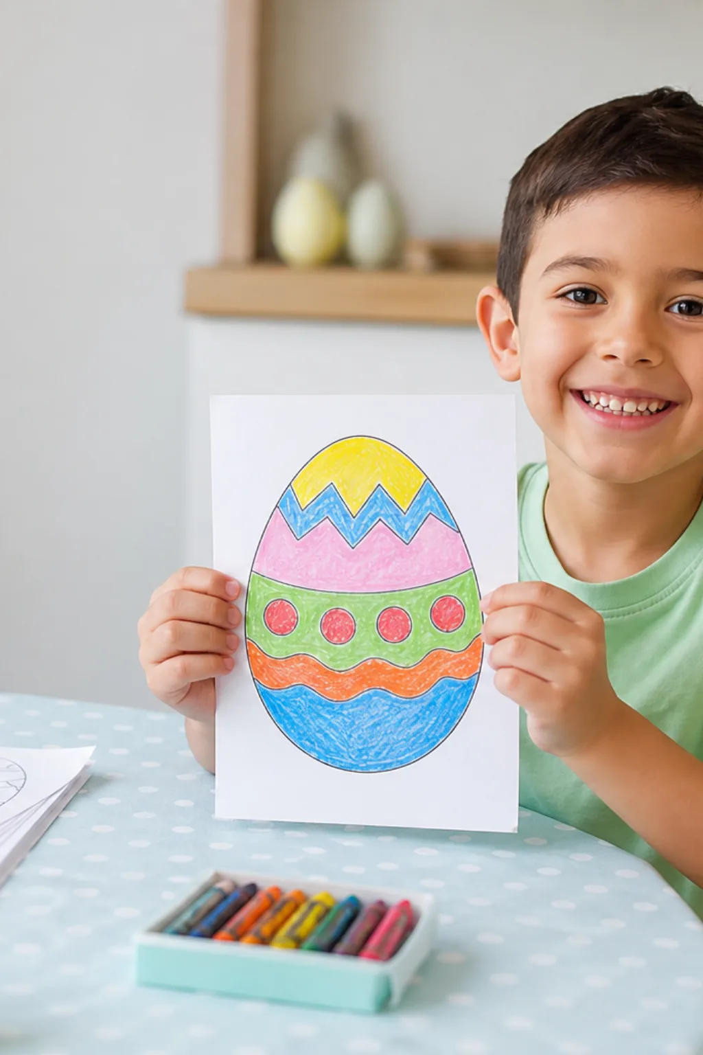 desenhos de ovos de Páscoa para colorir - 1