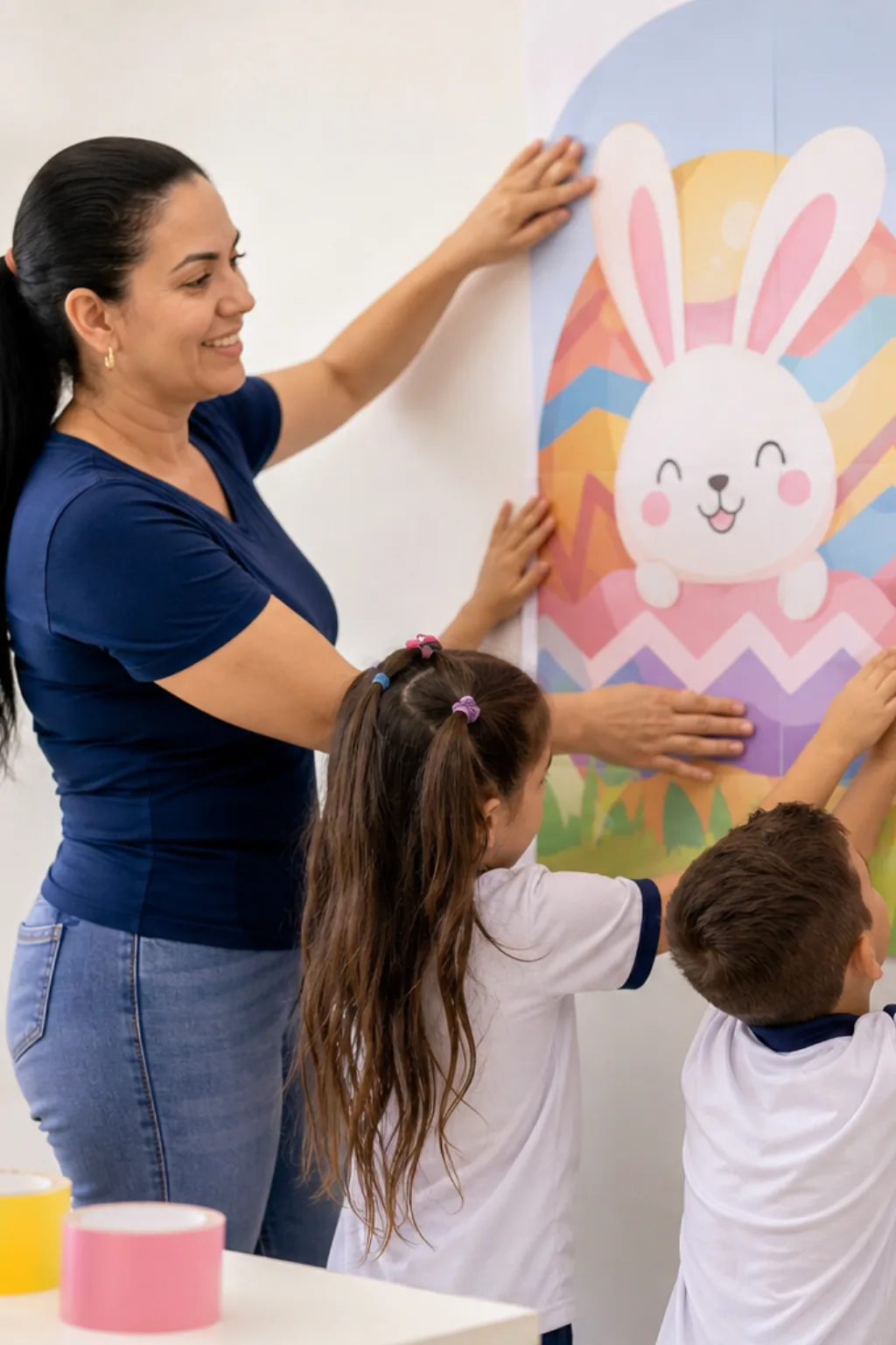 painéis de Páscoa para colorir - 1