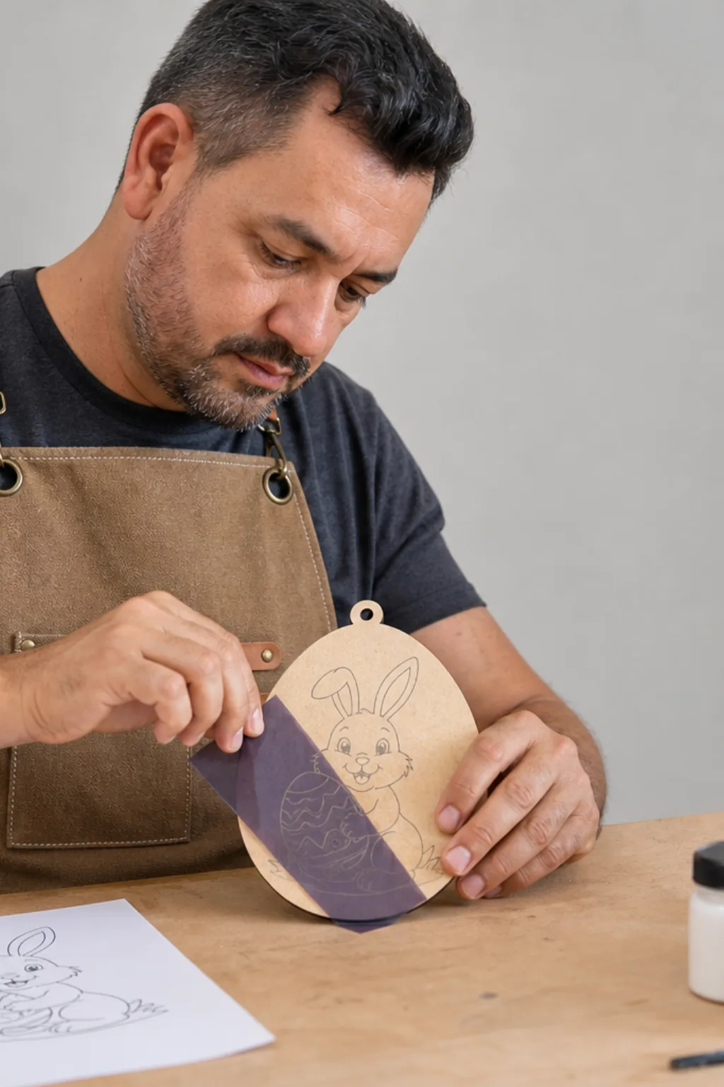 desenhos de Páscoa para pintura em madeira - 1