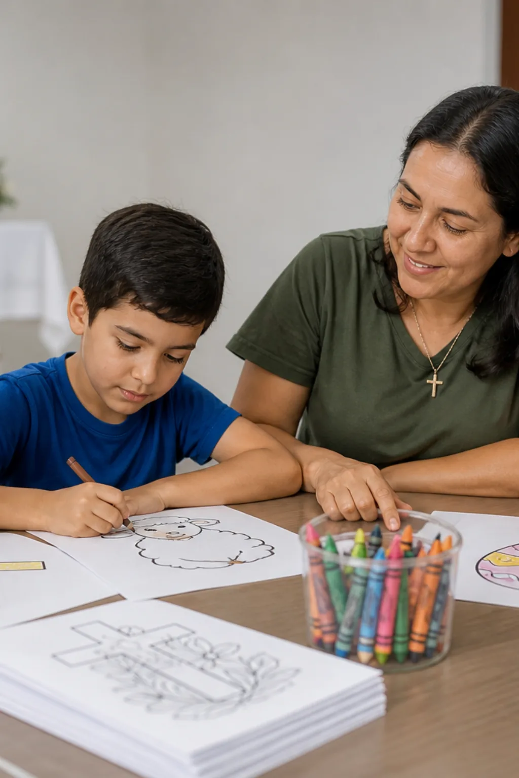 desenhos dos símbolos da Páscoa para colorir - 1