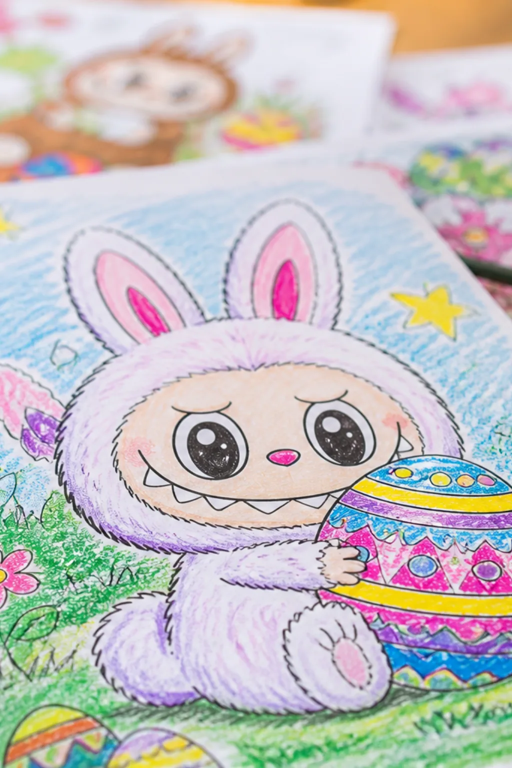 desenhos da Turma da Mônica na Páscoa para colorir - 2