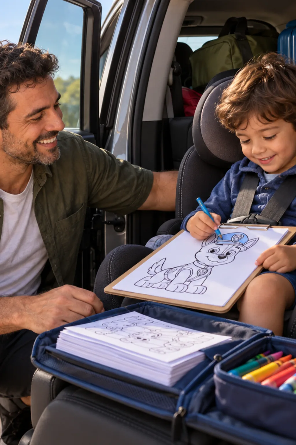 desenho do chase para colorir — exemplo criado na Desenhos pra Colorir