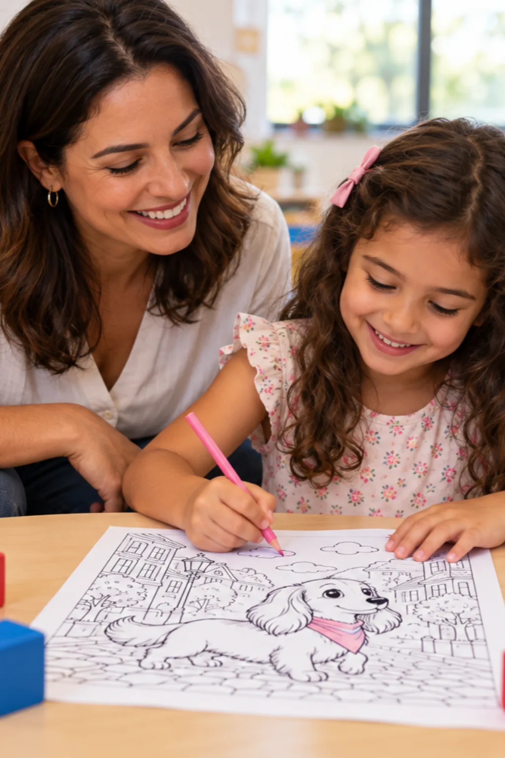 desenhos da liberty da patrulha canina para colorir — exemplo criado na Desenhos pra Colorir