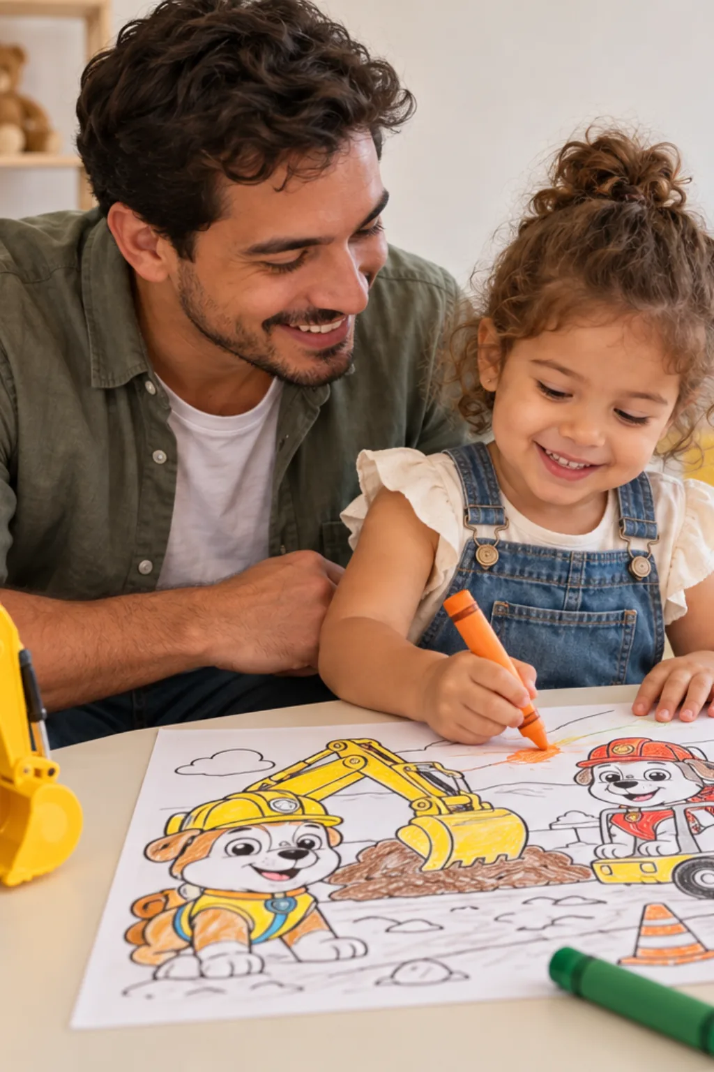 desenhos de rubble e sua turma para colorir — exemplo criado na Desenhos pra Colorir