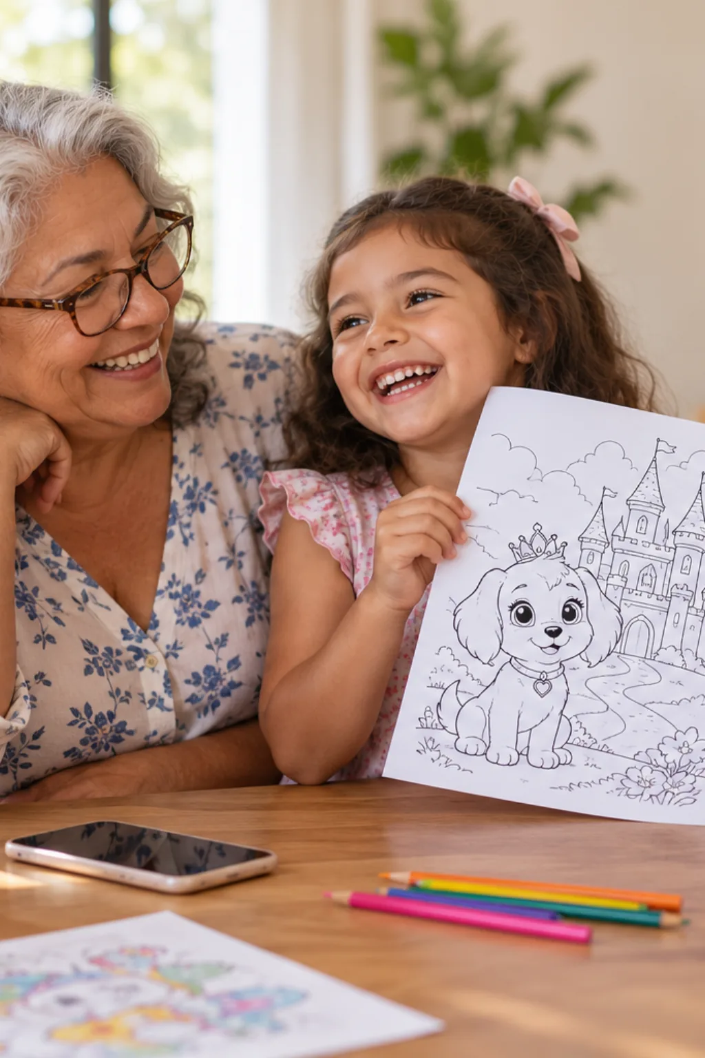desenhos da sweetie da patrulha canina para colorir — exemplo criado na Desenhos pra Colorir