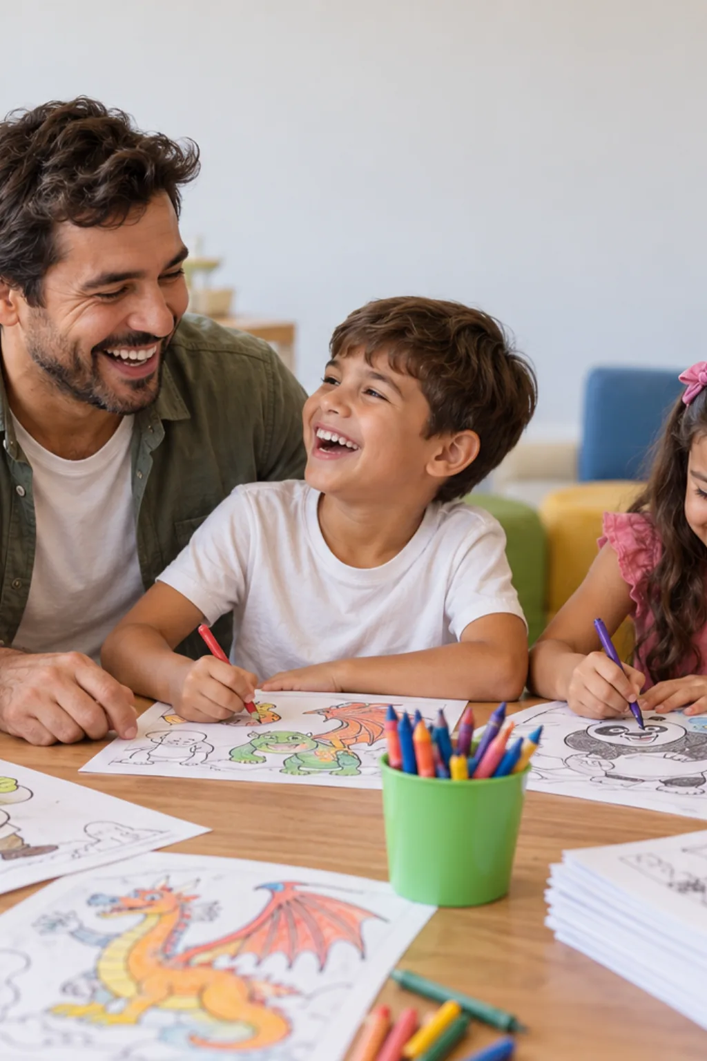 desenhos para colorir — exemplo criado na Desenhos pra Colorir
