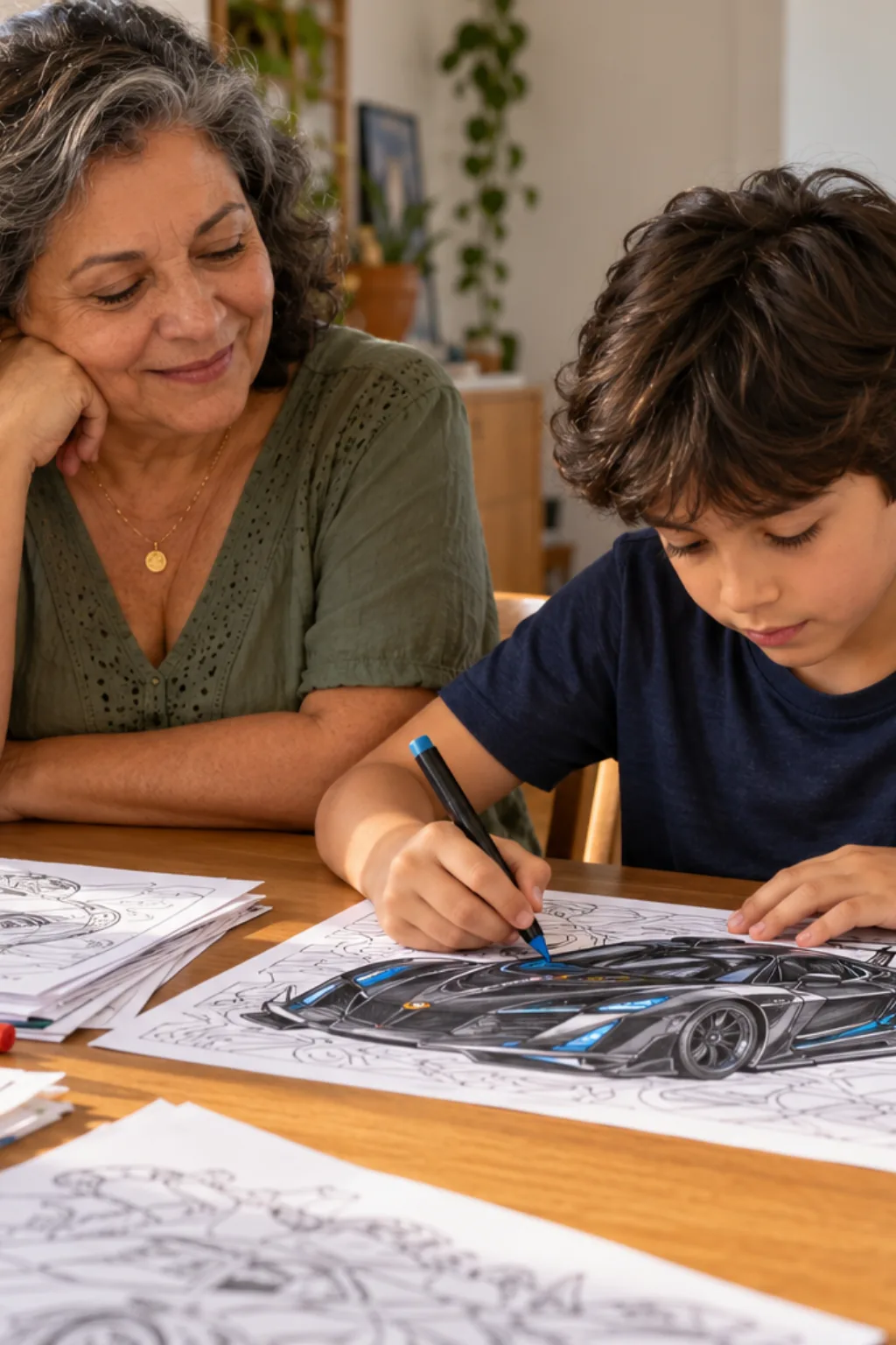 desenhos do Jackson Storm para colorir — exemplo criado na Desenhos pra Colorir