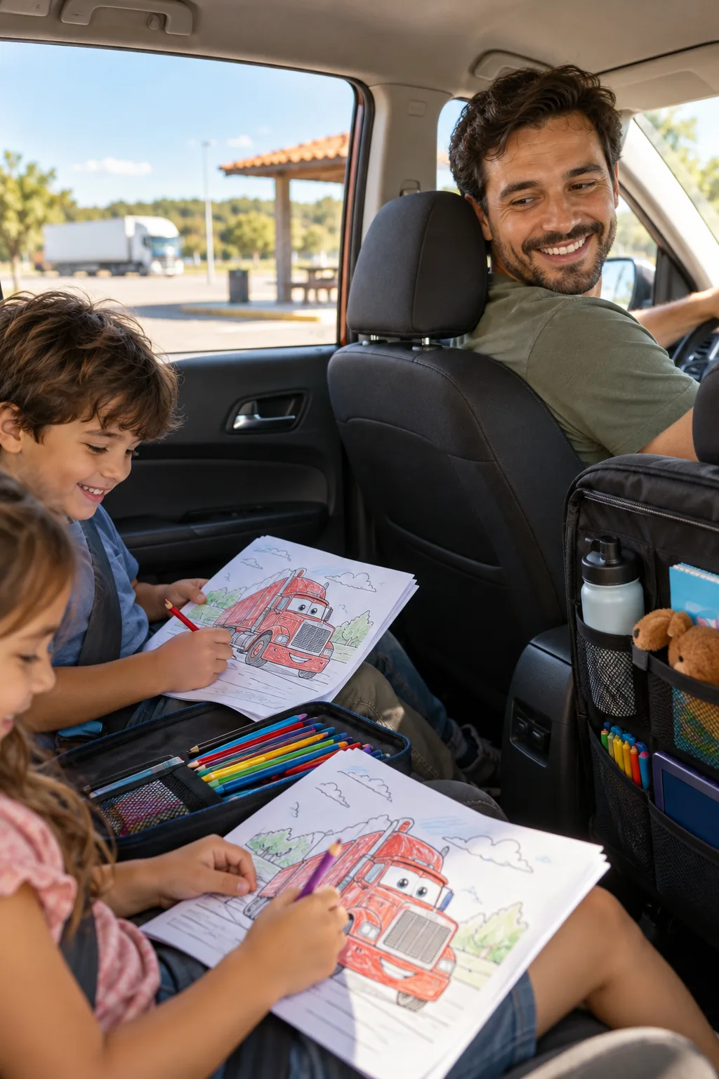 desenhos do Mack de Carros para colorir — exemplo criado na Desenhos pra Colorir