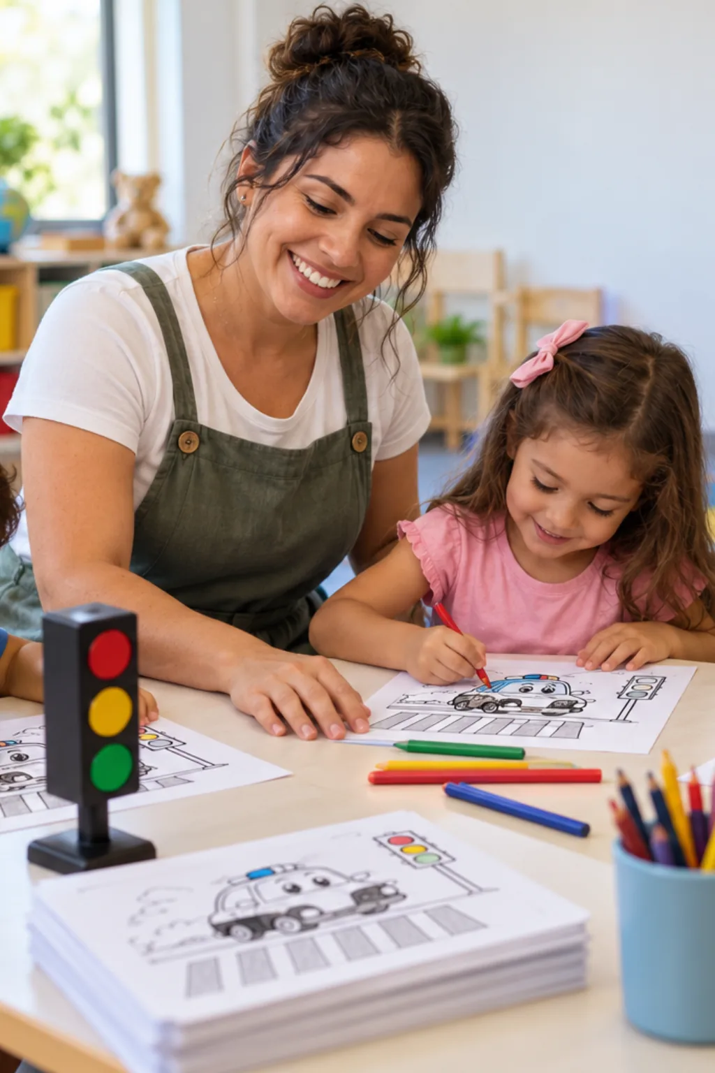 desenhos do Xerife de Carros para colorir — exemplo criado na Desenhos pra Colorir
