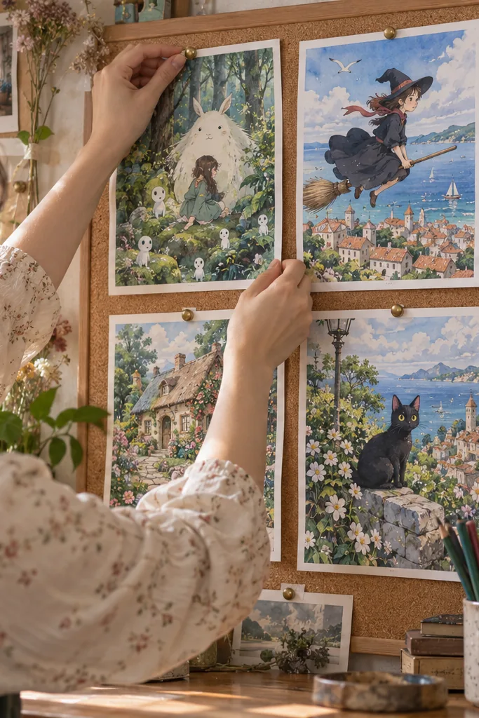 Desenhos de Personagens do Studio Ghibli para Colorir - Depois