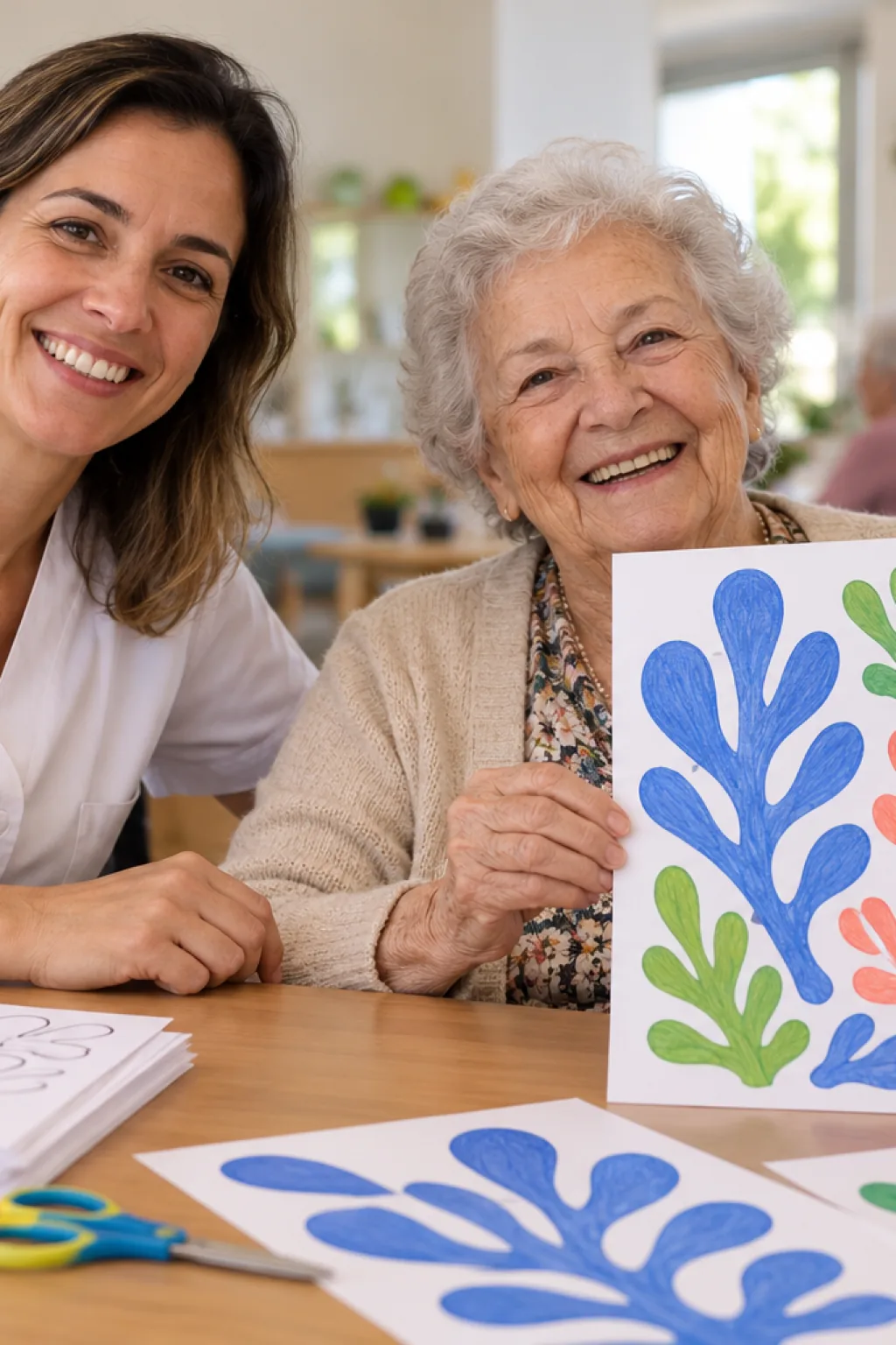 desenhos de Henri Matisse para colorir — exemplo criado na Desenhos pra Colorir