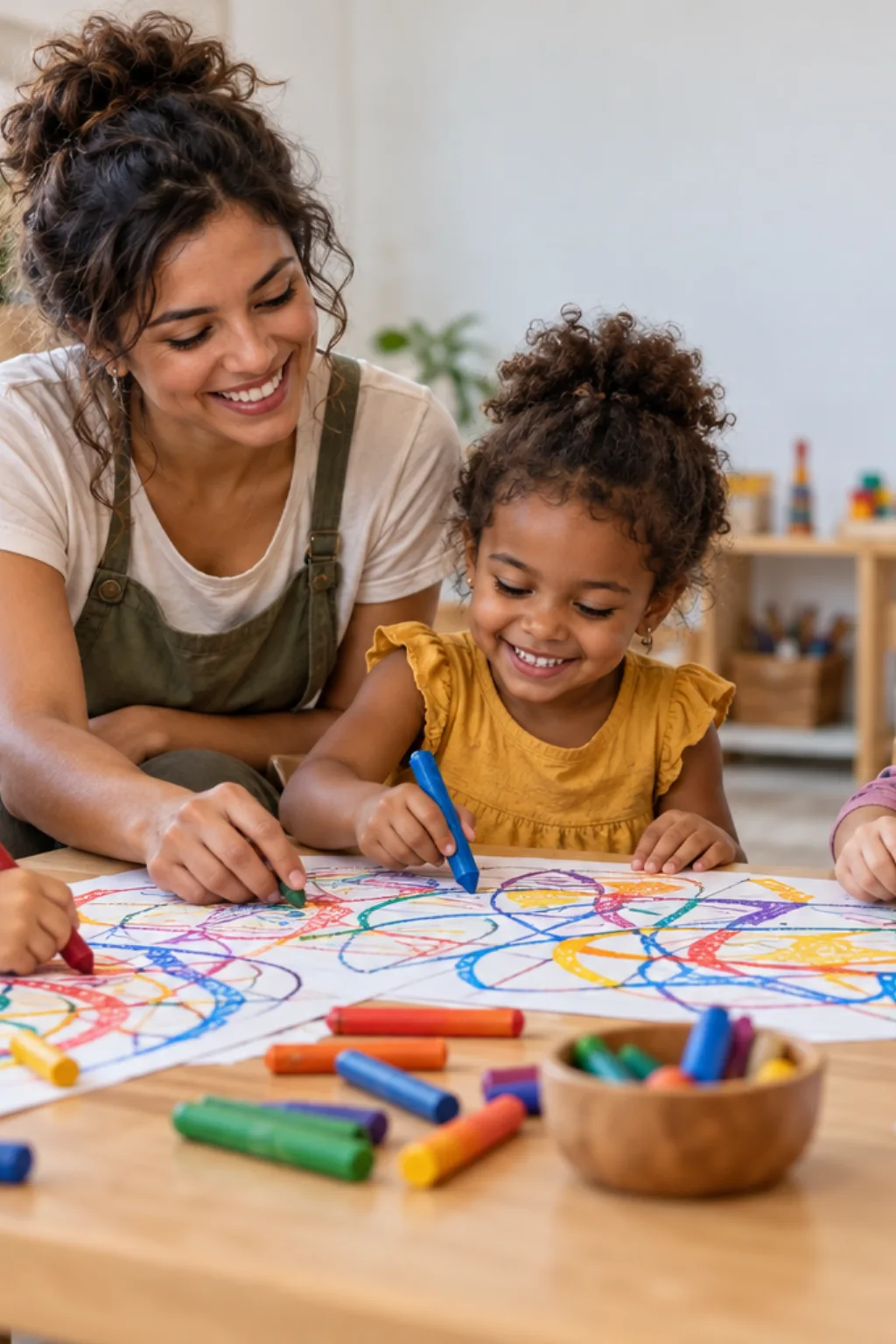 desenhos de Jackson Pollock para colorir — exemplo criado na Desenhos pra Colorir