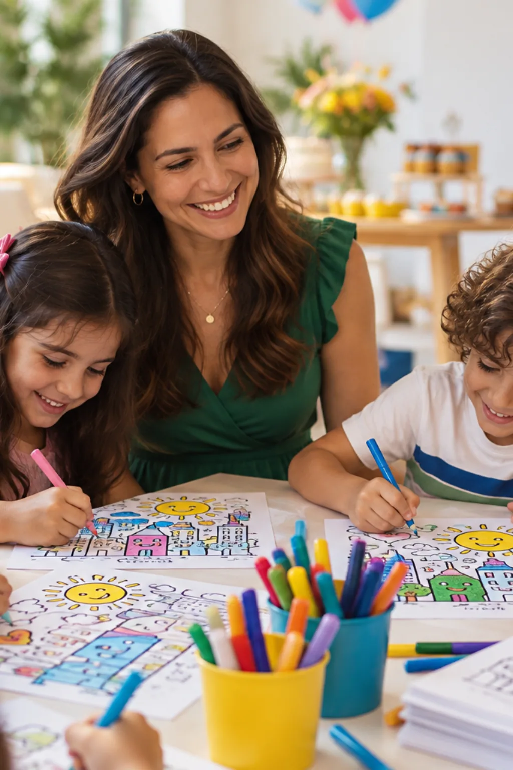 desenhos de James Rizzi para colorir — exemplo criado na Desenhos pra Colorir