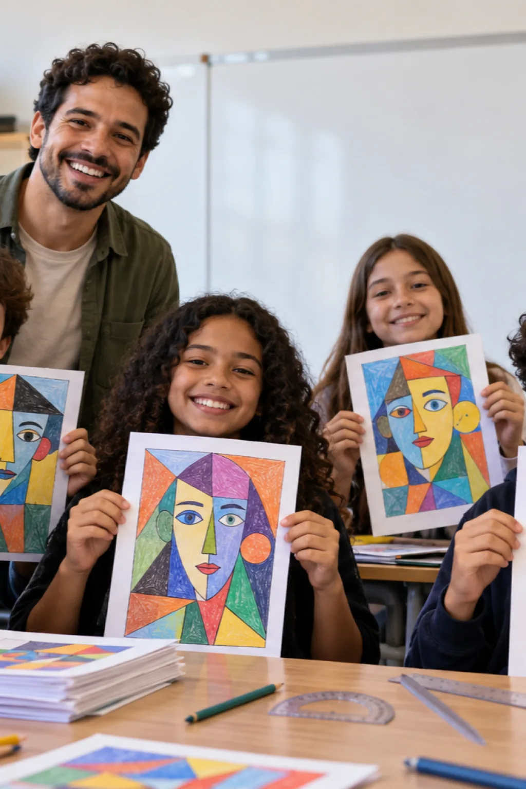 desenhos de Pablo Picasso para colorir — exemplo criado na Desenhos pra Colorir
