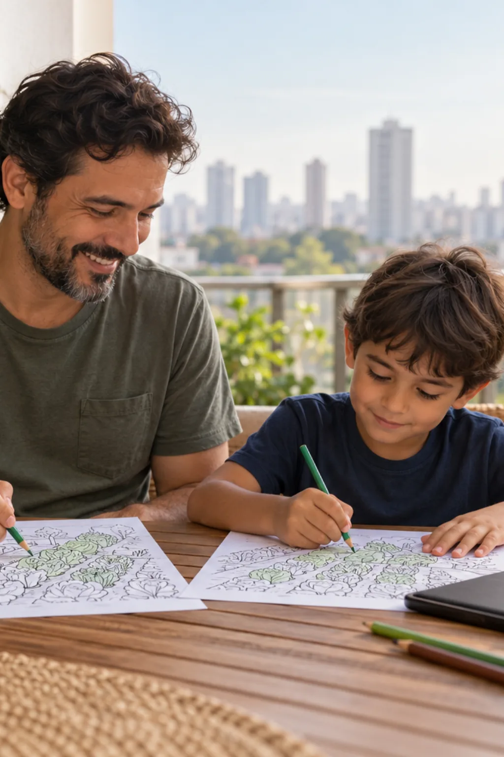 desenhos de plantação de alface para colorir — exemplo criado na Desenhos pra Colorir