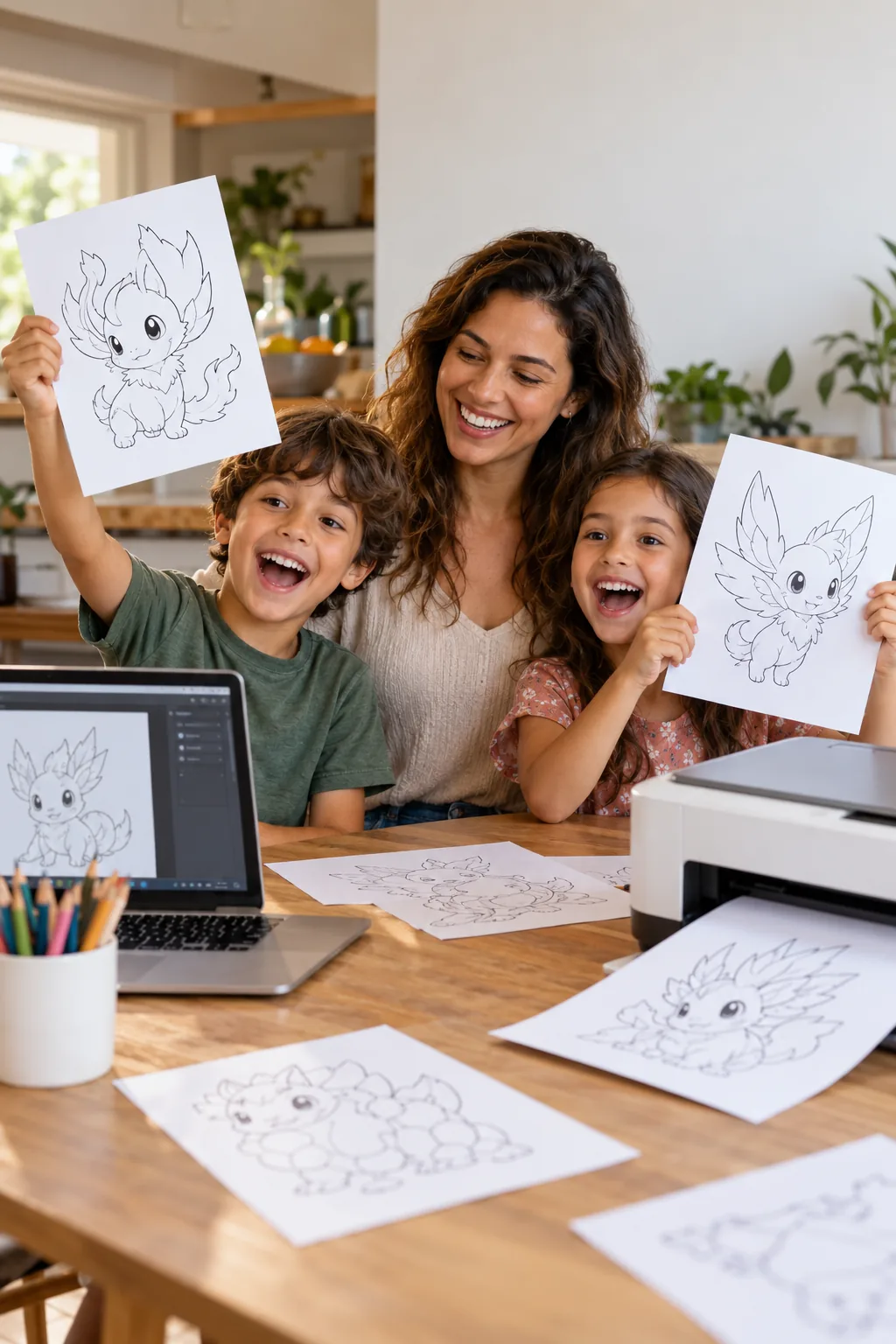 desenhos para colorir — exemplo criado na Desenhos pra Colorir