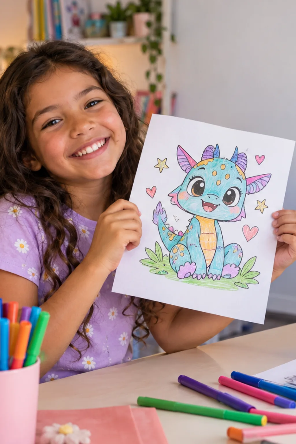 desenhos para colorir — exemplo criado na Desenhos pra Colorir