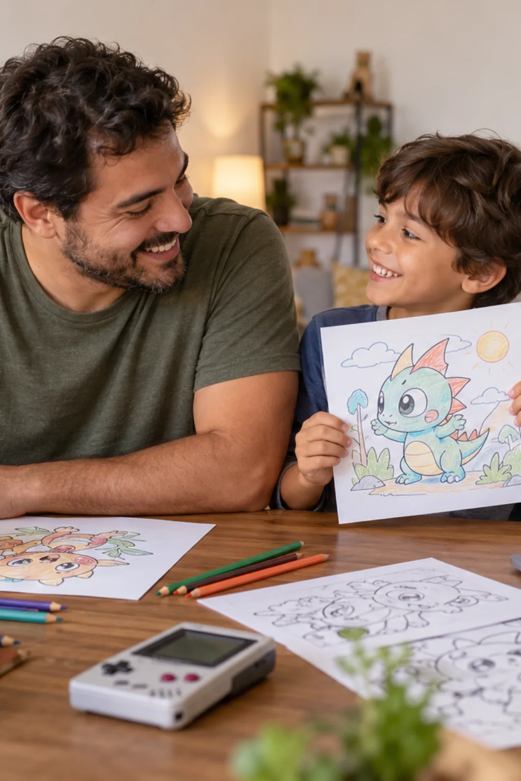desenhos para colorir — exemplo criado na Desenhos pra Colorir
