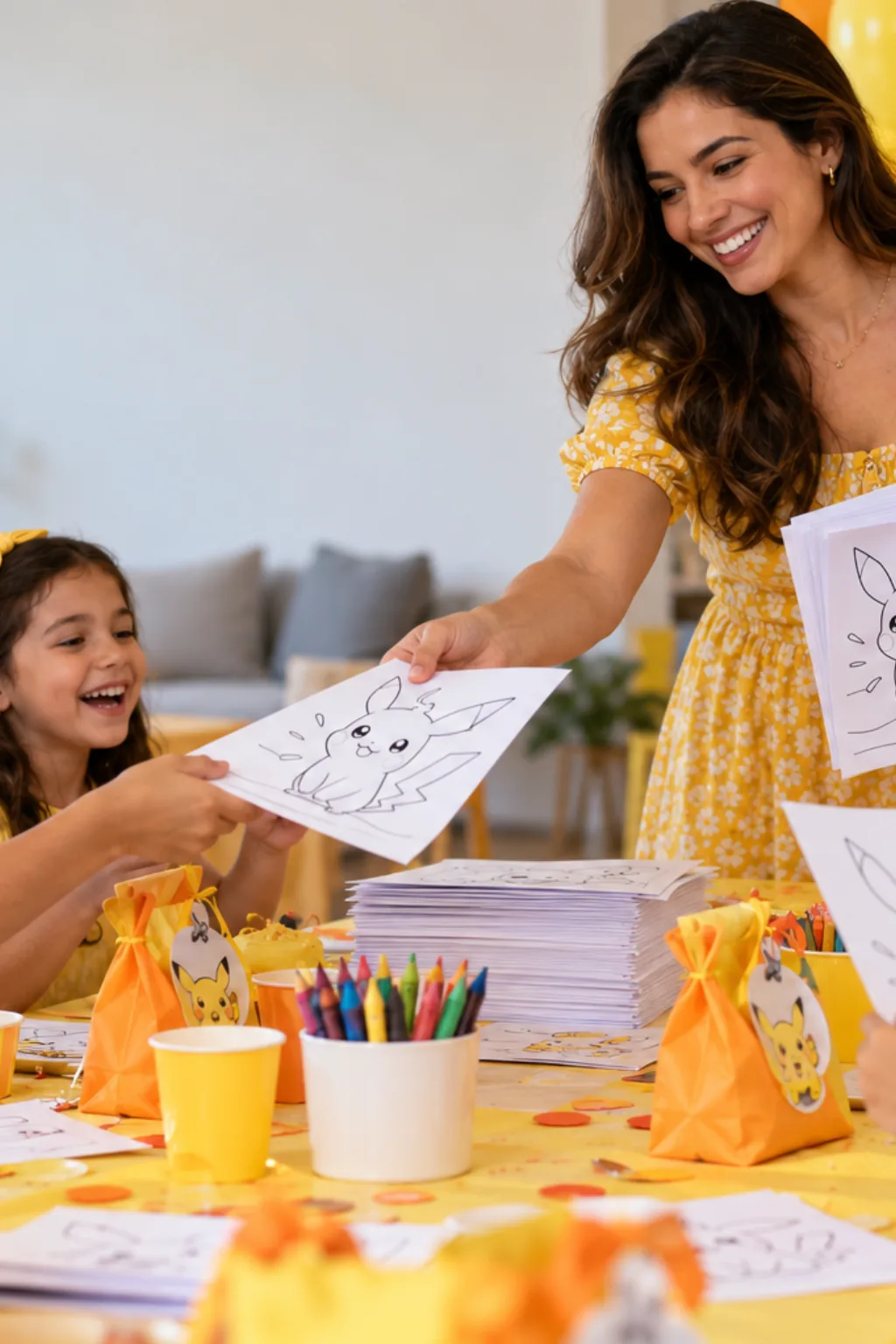 desenhos para colorir do raichu — exemplo criado na Desenhos pra Colorir