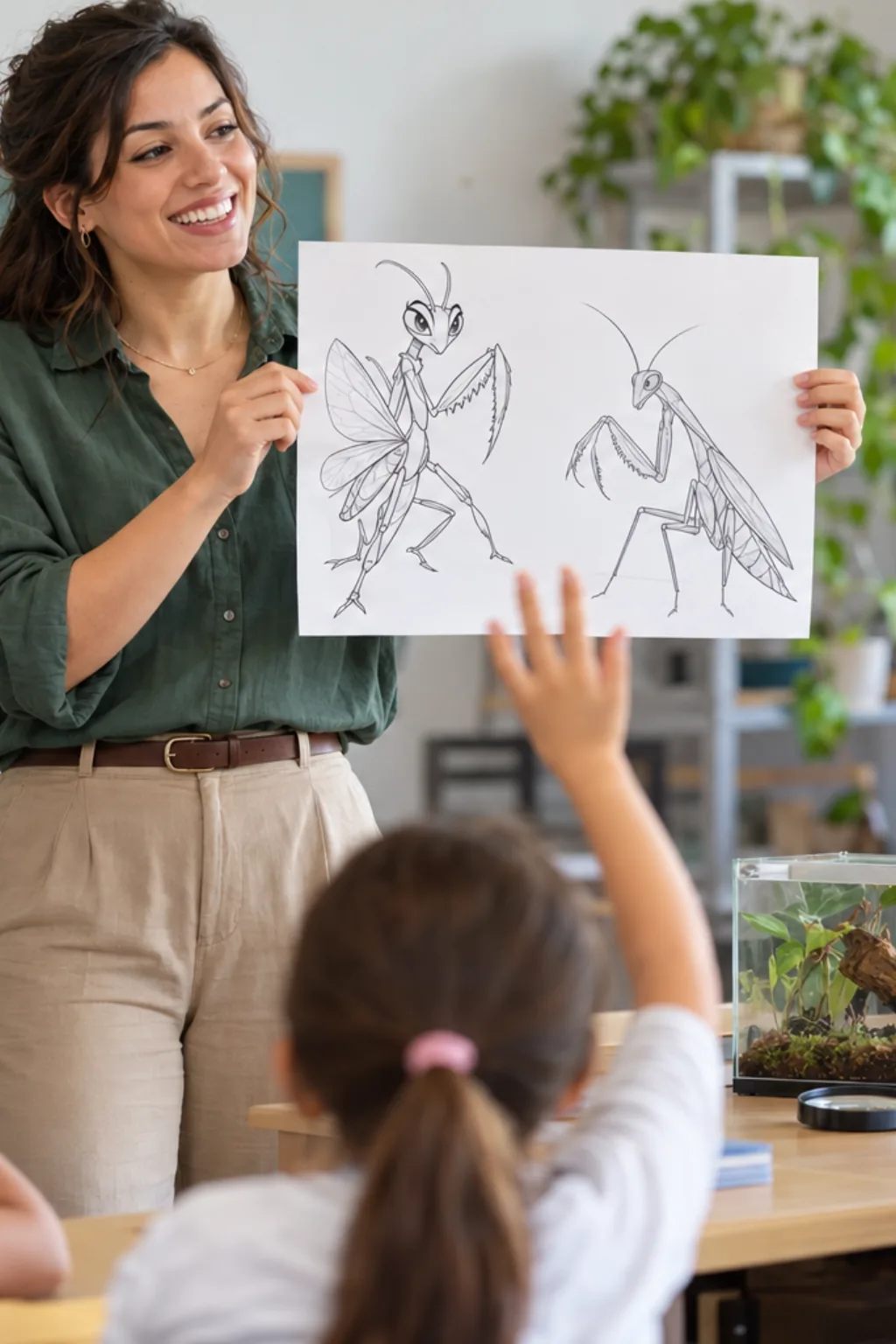 desenhos do Scyther para colorir — exemplo criado na Desenhos pra Colorir