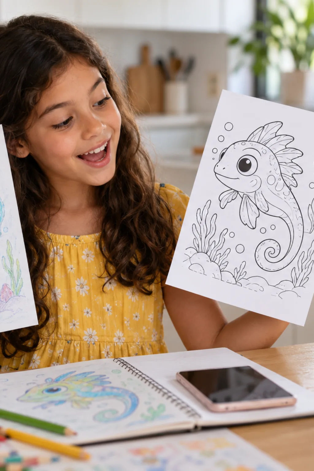desenhos do Drizzile para colorir — exemplo criado na Desenhos pra Colorir