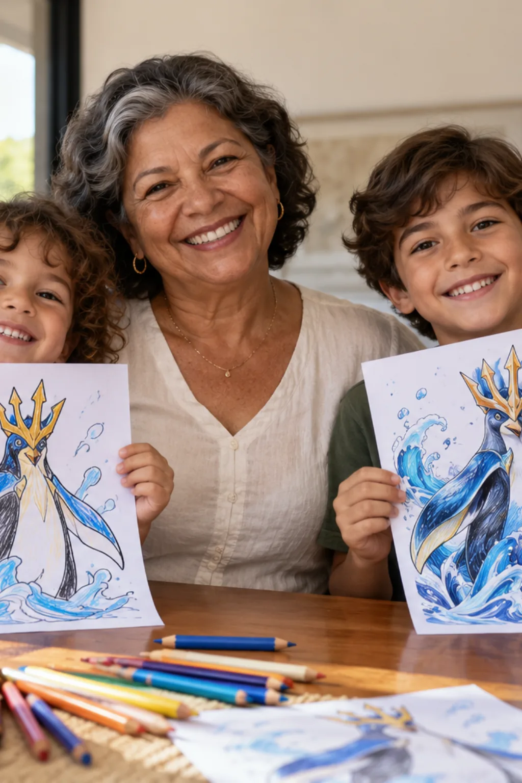 desenhos do Empoleon para colorir — exemplo criado na Desenhos pra Colorir