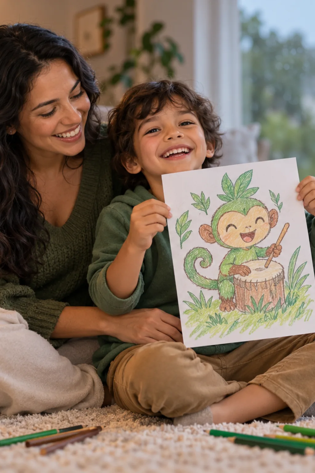 desenhos do Grookey para colorir — exemplo criado na Desenhos pra Colorir