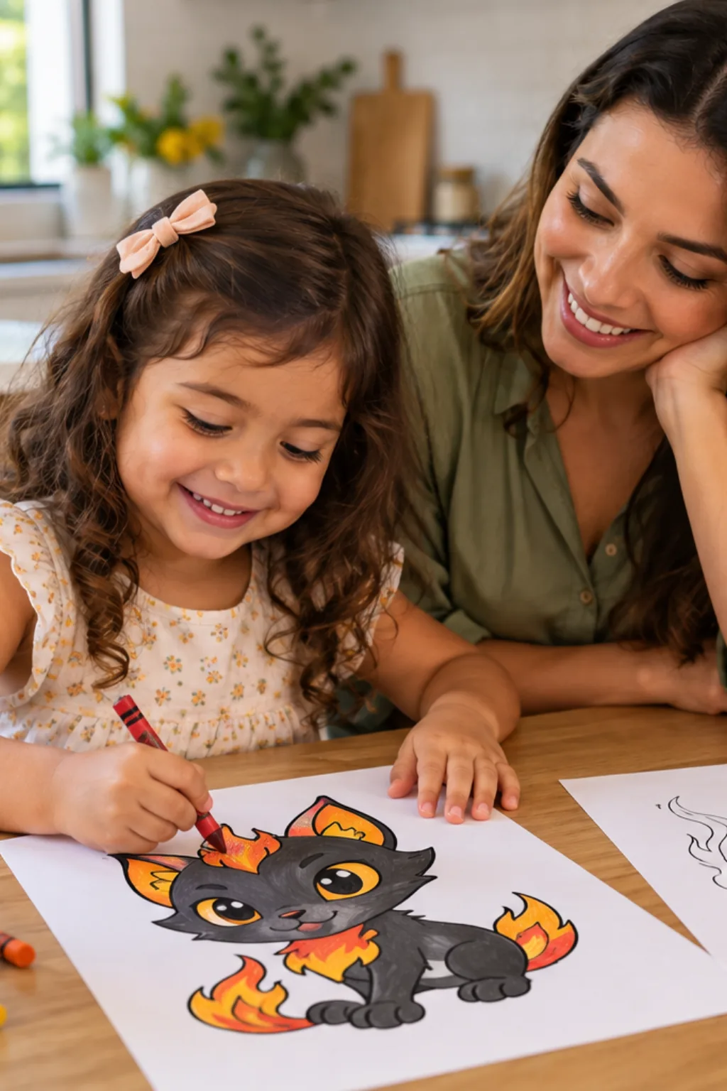 desenhos do Litten para colorir — exemplo criado na Desenhos pra Colorir