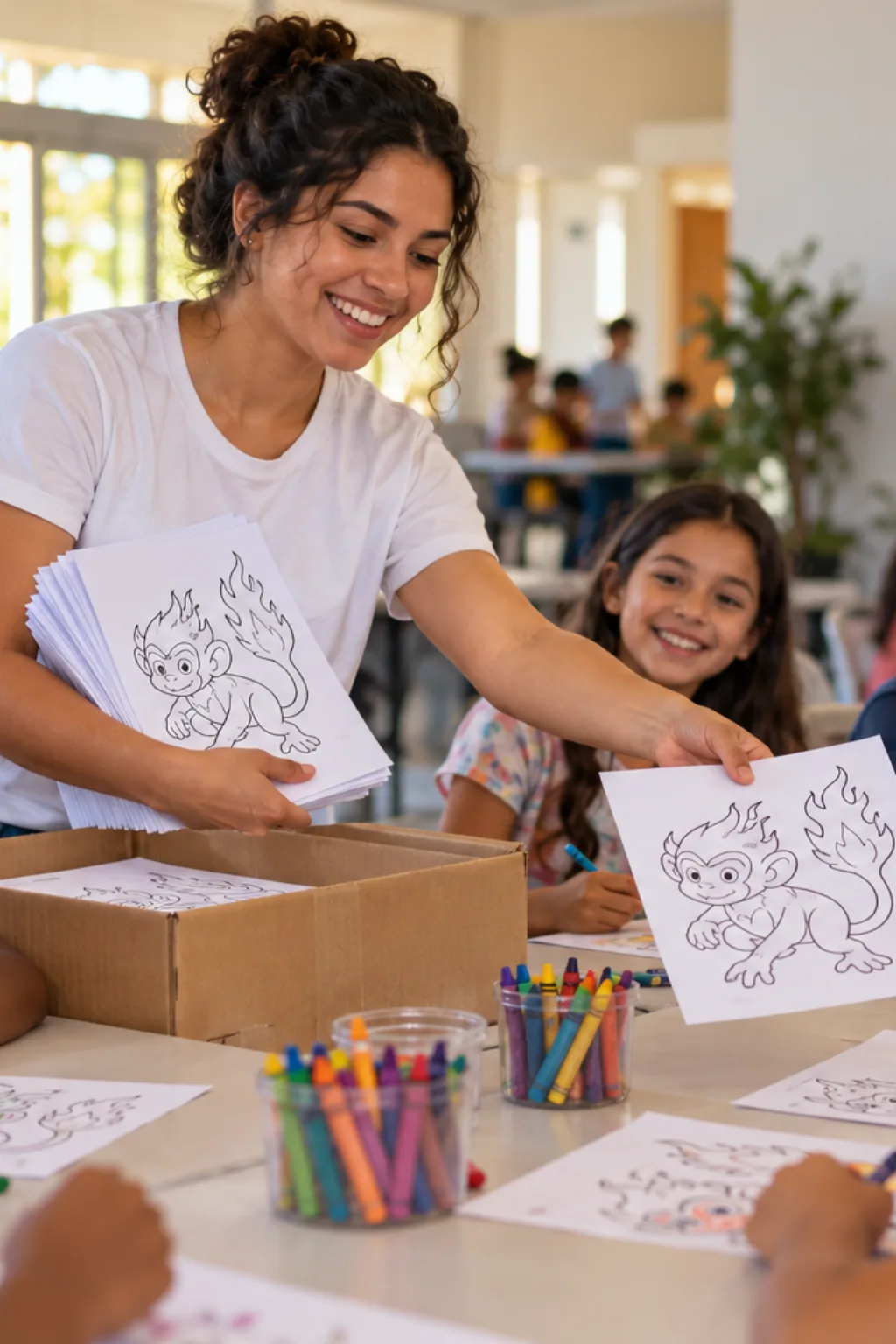 desenhos do Monferno para colorir — exemplo criado na Desenhos pra Colorir