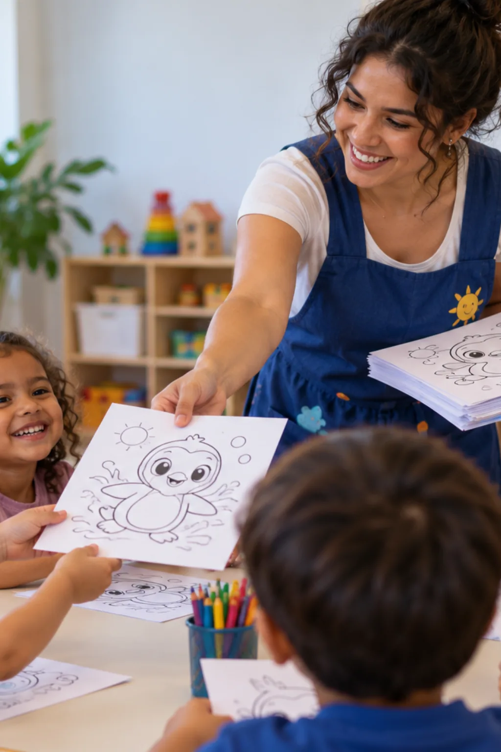 desenhos do Piplup para colorir — exemplo criado na Desenhos pra Colorir