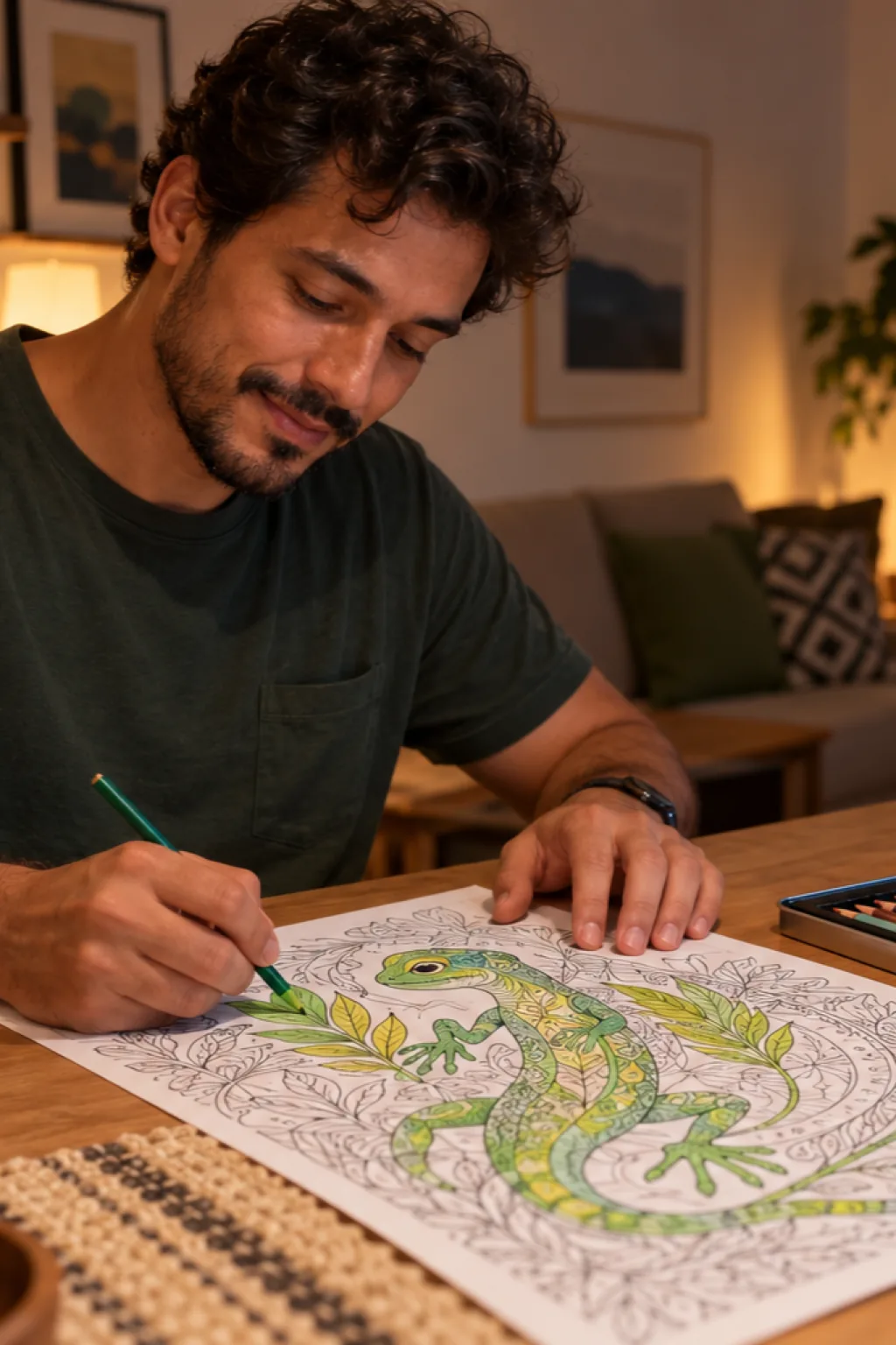 desenhos do Sceptile para colorir — exemplo criado na Desenhos pra Colorir