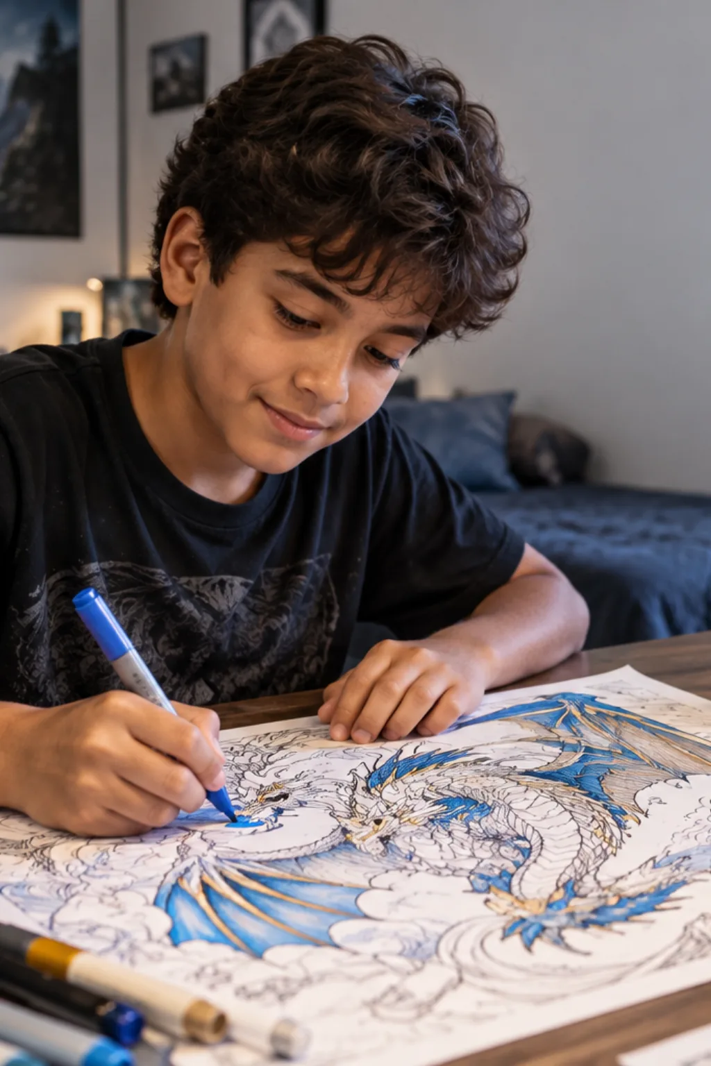 desenhos para colorir — exemplo criado na Desenhos pra Colorir