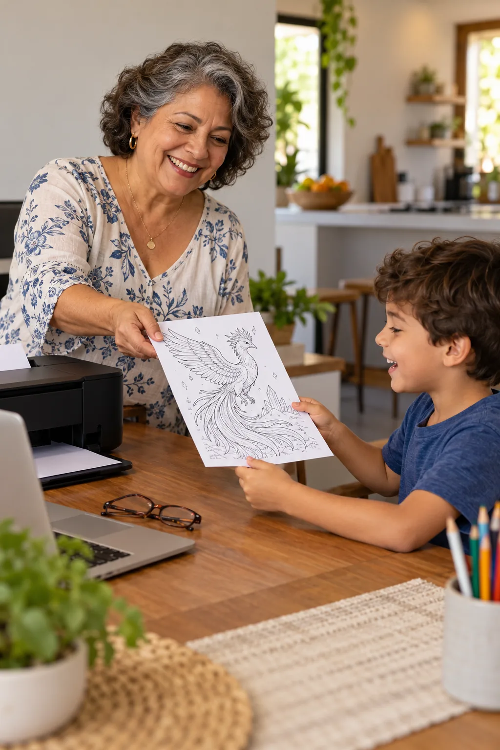 desenhos do Articuno para colorir — exemplo criado na Desenhos pra Colorir