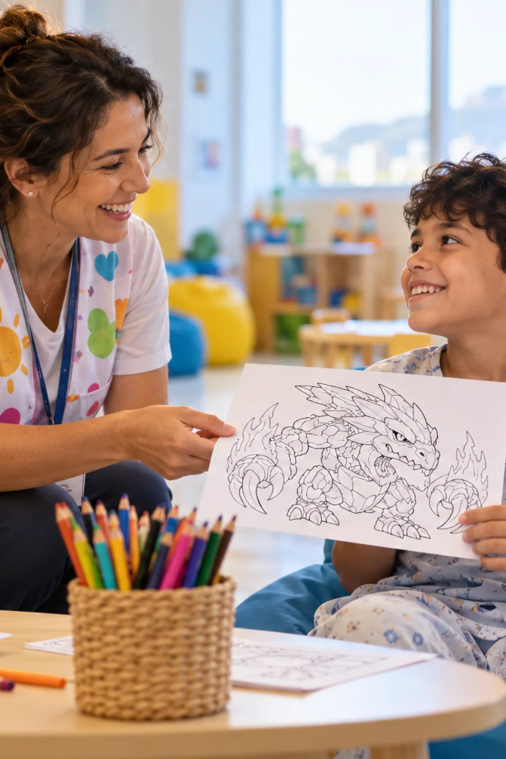 desenhos do Regidrago para colorir — exemplo criado na Desenhos pra Colorir