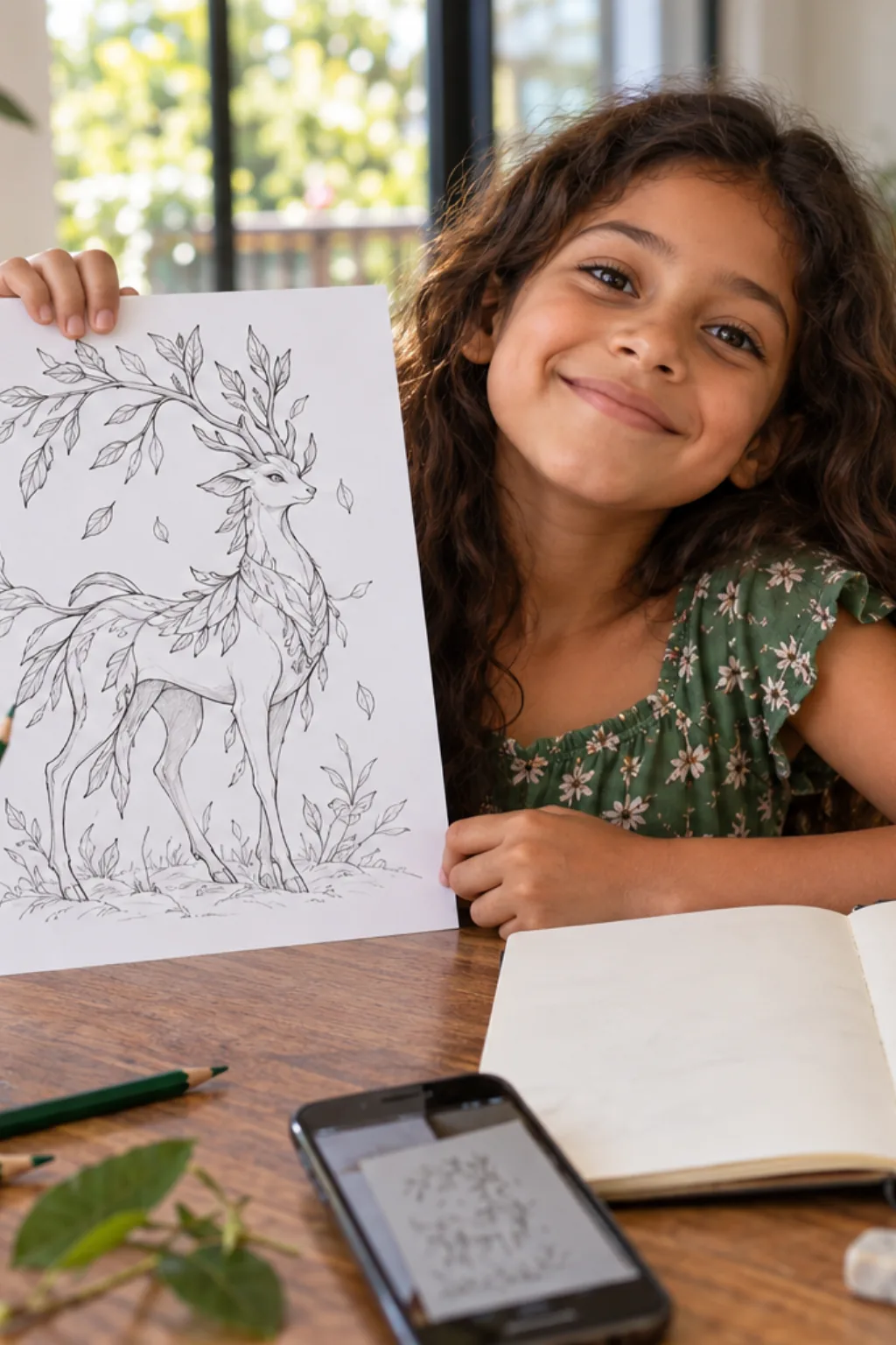 desenhos do Virizion para colorir — exemplo criado na Desenhos pra Colorir