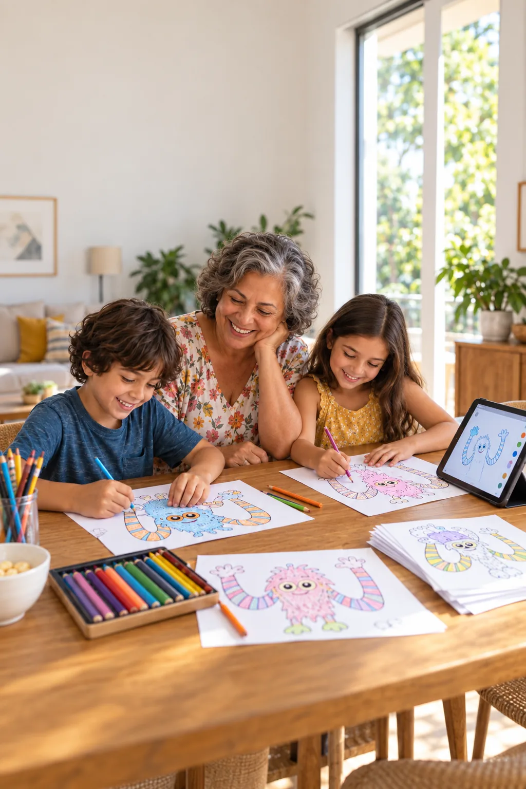 desenhos para colorir — exemplo criado na Desenhos pra Colorir