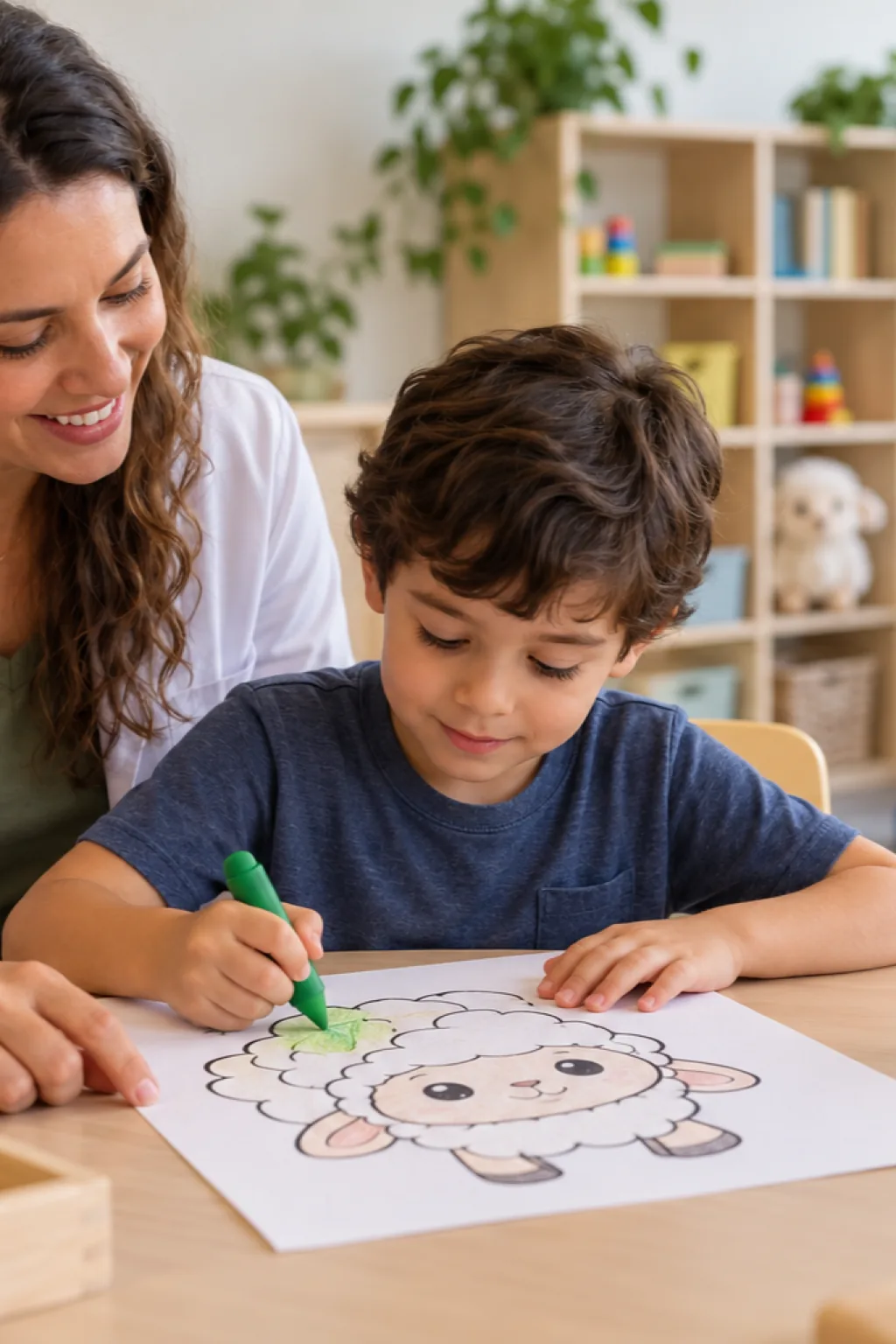 desenhos da Baba Chops para colorir — exemplo criado na Desenhos pra Colorir