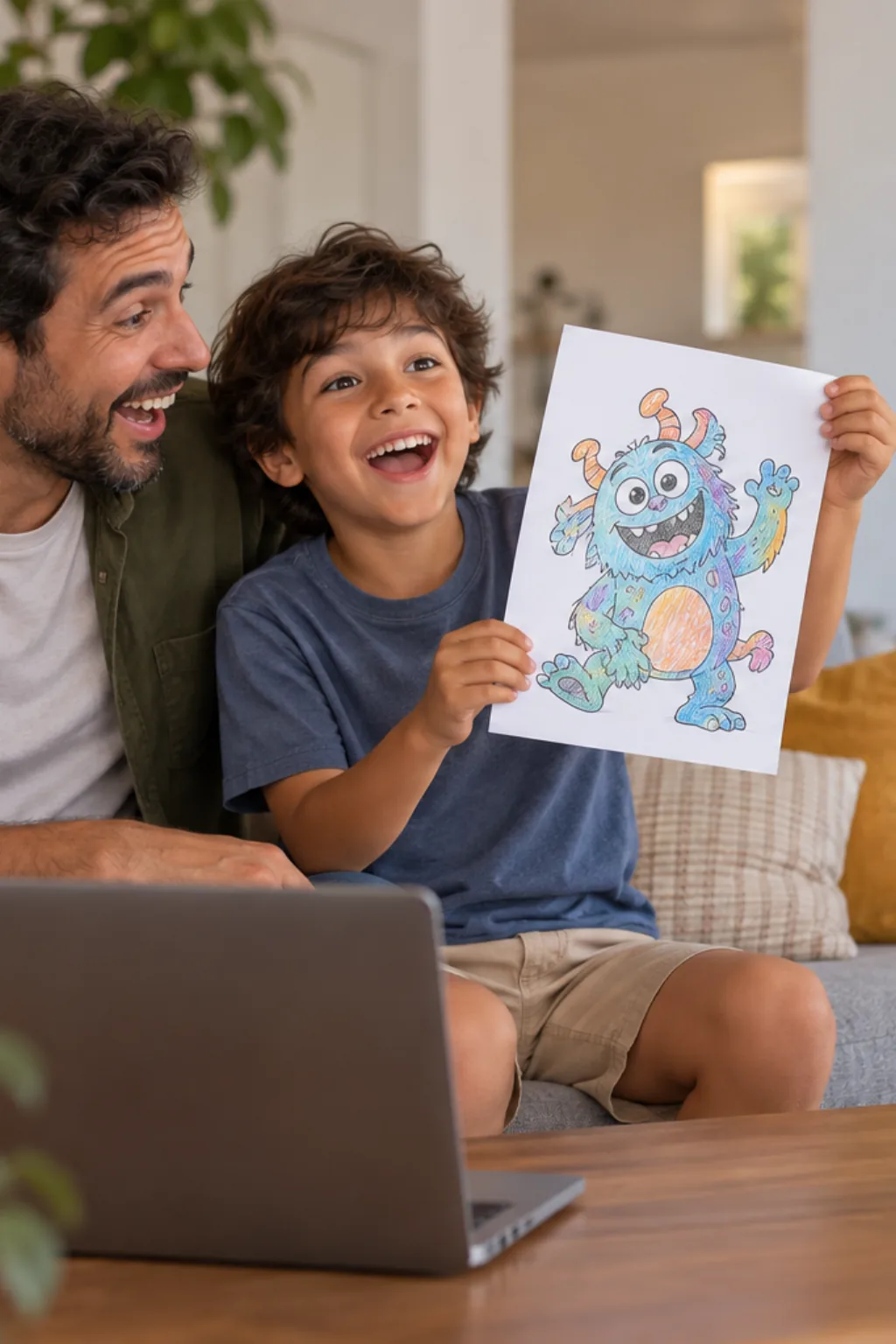 desenhos do Bron de Poppy Playtime para colorir — exemplo criado na Desenhos pra Colorir