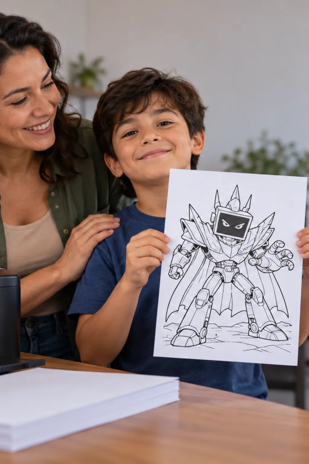 desenhos do Doutor de Poppy Playtime para colorir — exemplo criado na Desenhos pra Colorir