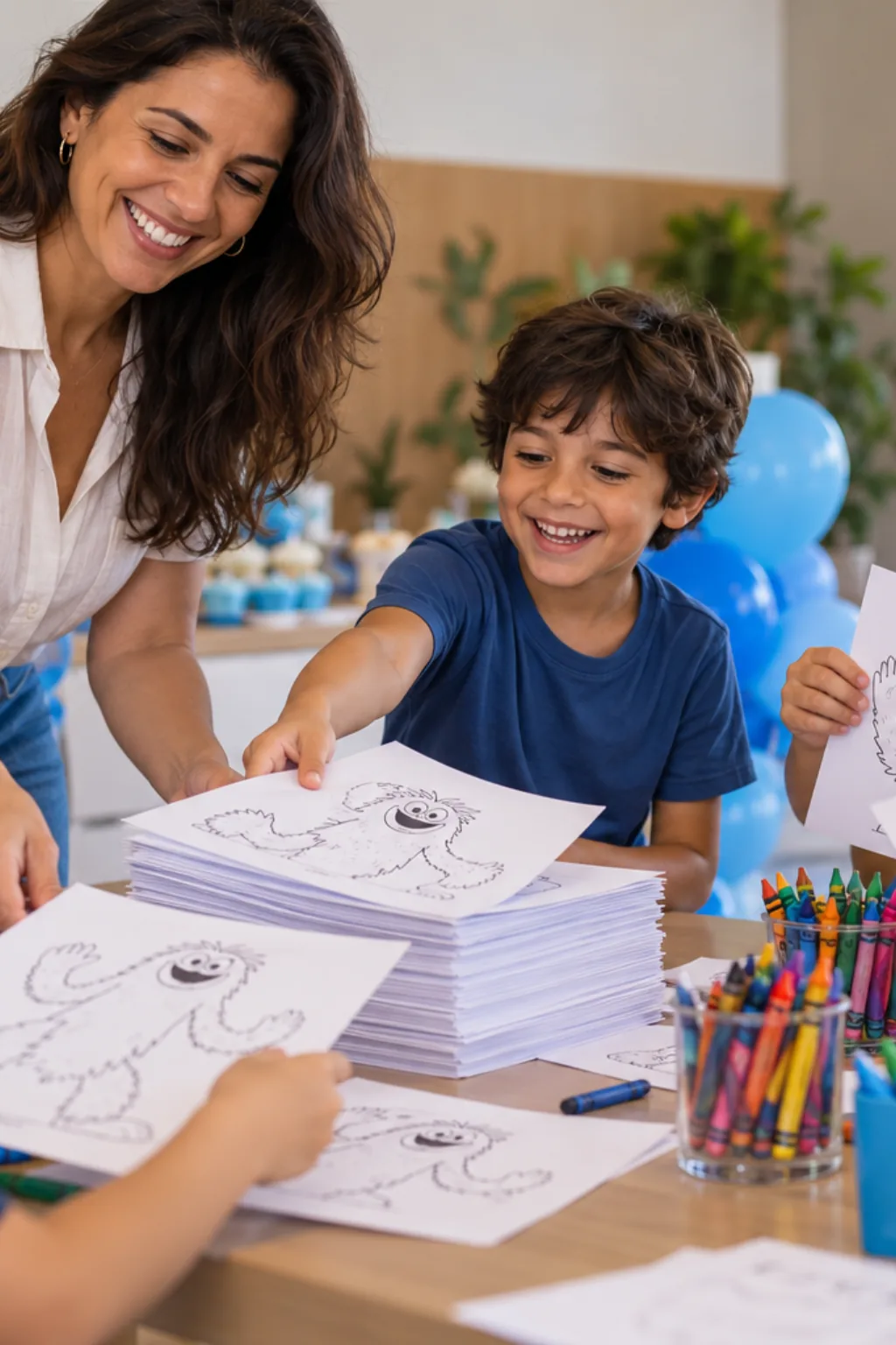 desenhos do Huggy Wuggy para colorir — exemplo criado na Desenhos pra Colorir