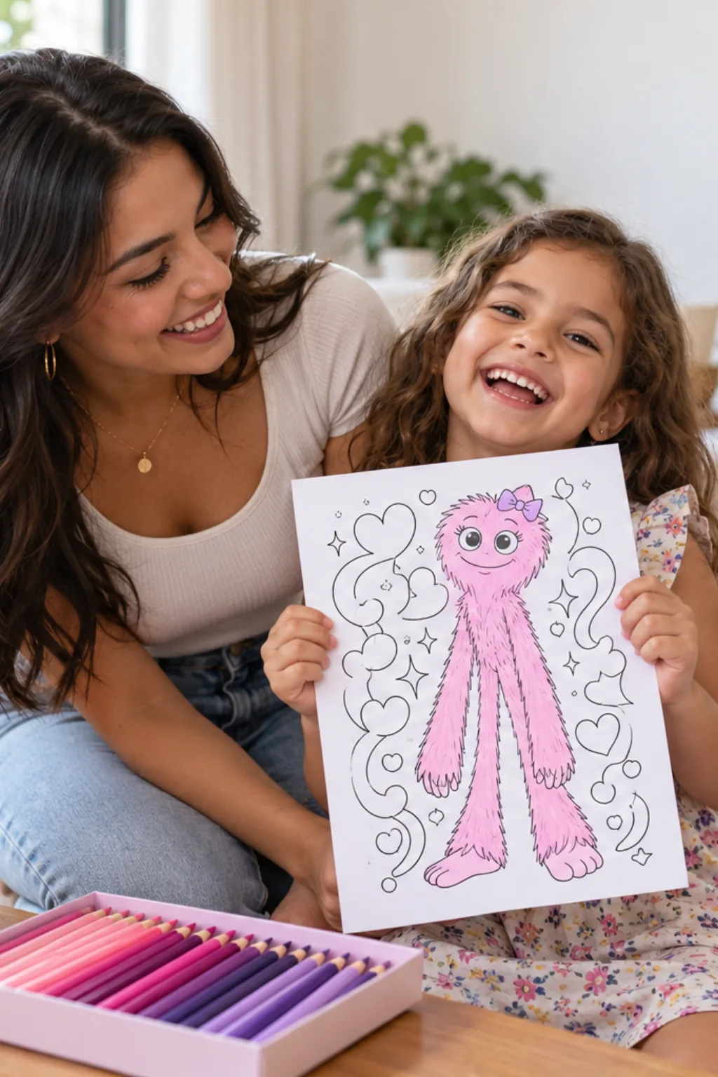 desenhos da Kissy Missy para colorir — exemplo criado na Desenhos pra Colorir
