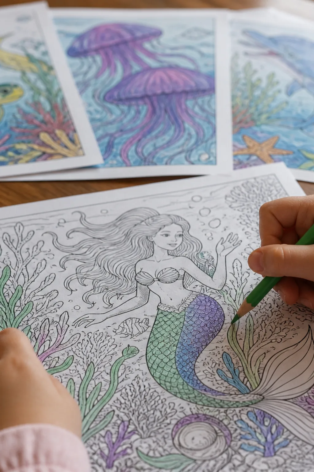 desenhos da Ariel para colorir - 2