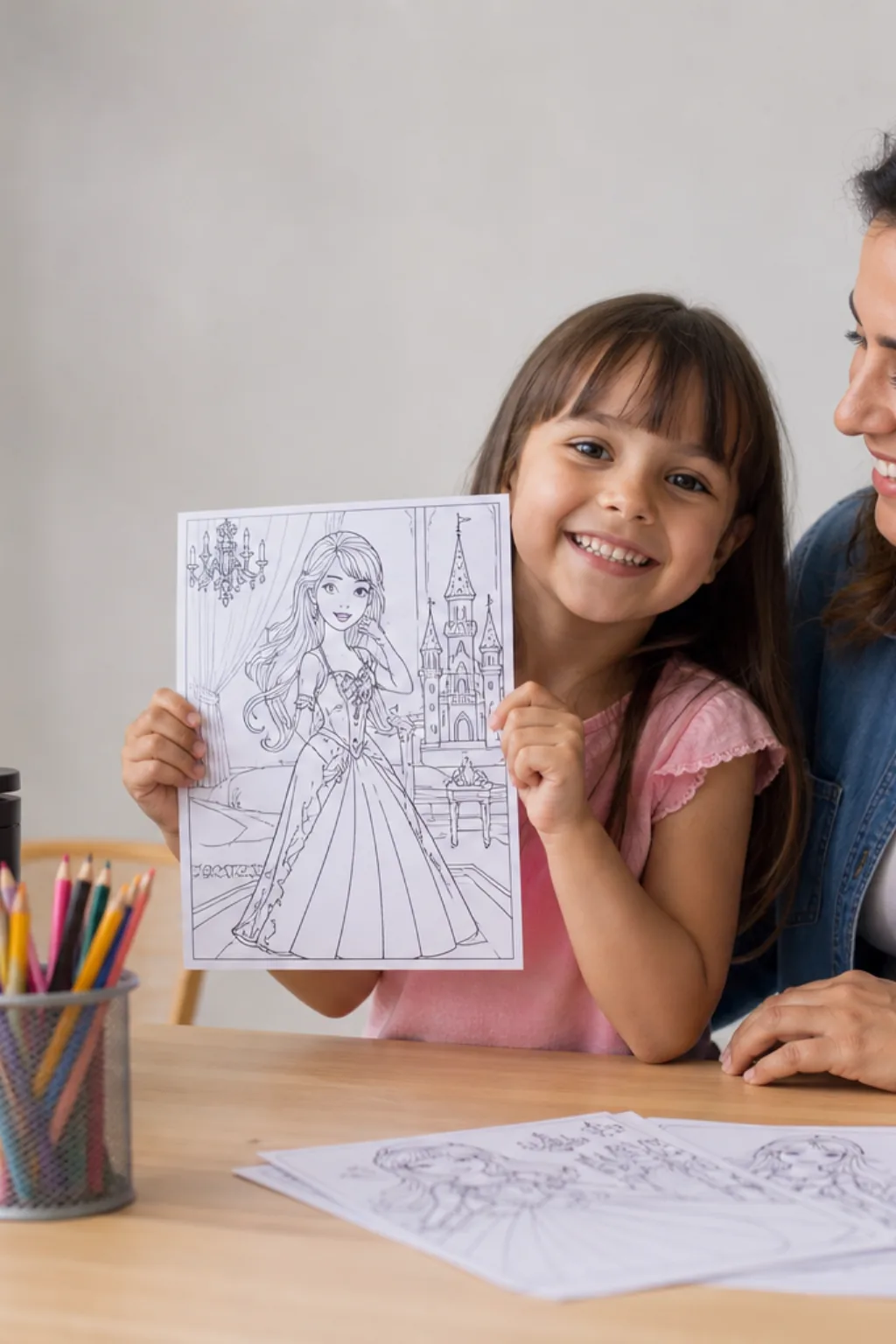 desenhos de Barbie: Escola de Princesas para colorir - 1