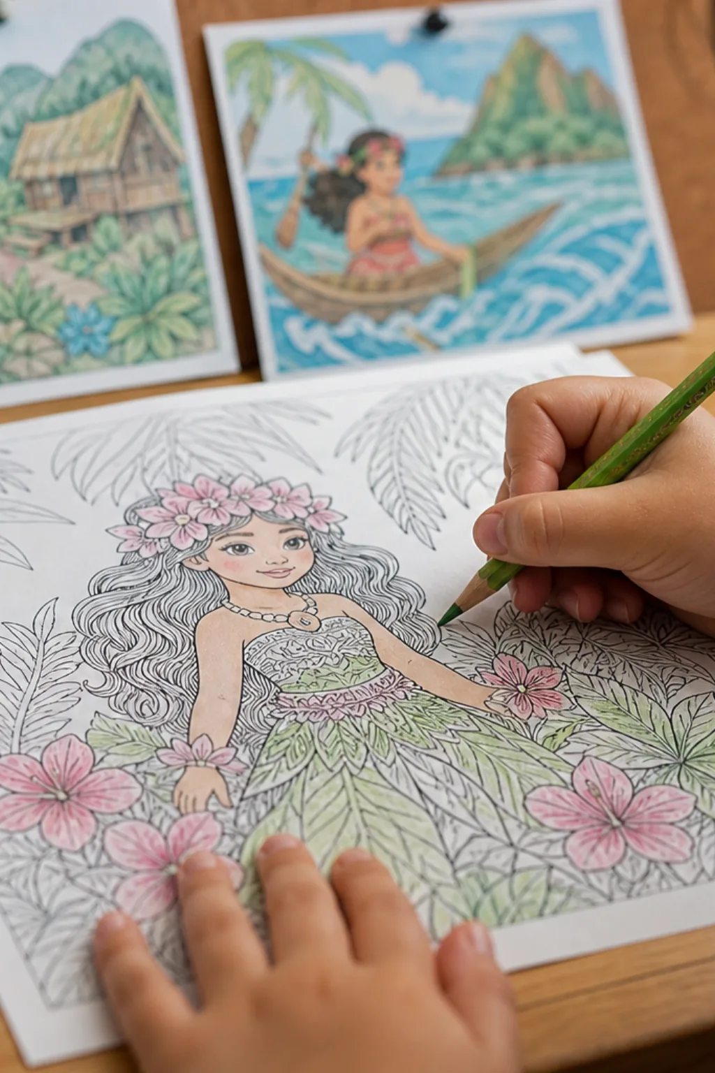desenhos da Barbie Princesa da Ilha para colorir - 2