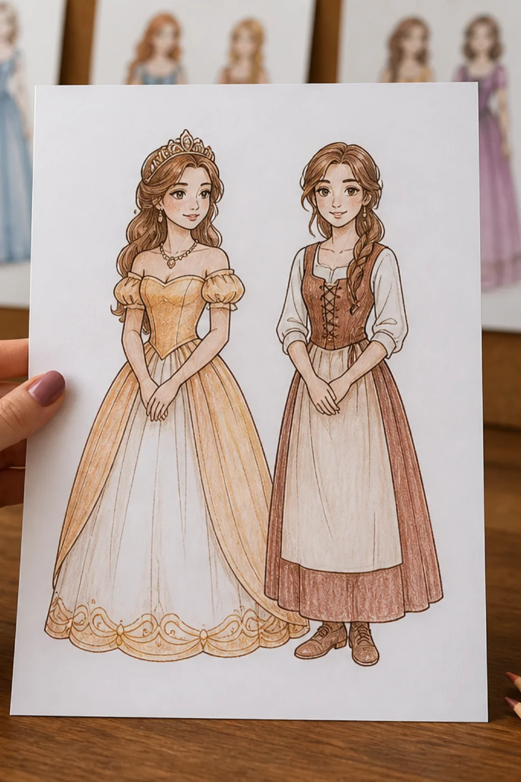 desenhos de Barbie: A Princesa e a Plebeia para colorir - 2