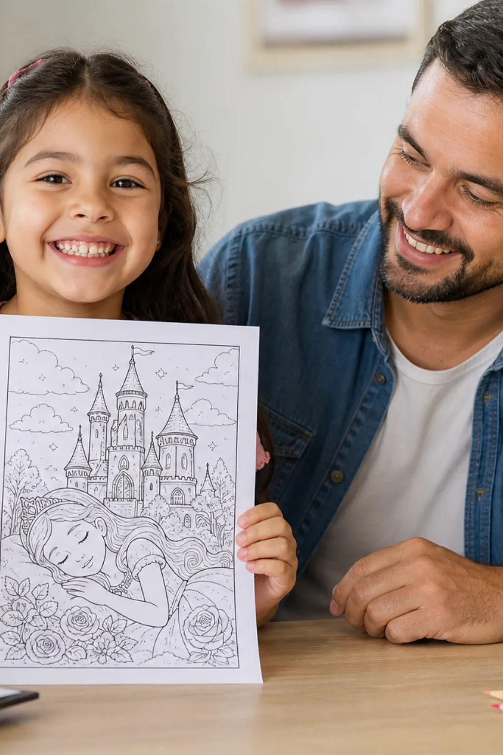 desenhos da Bela Adormecida para colorir - 1