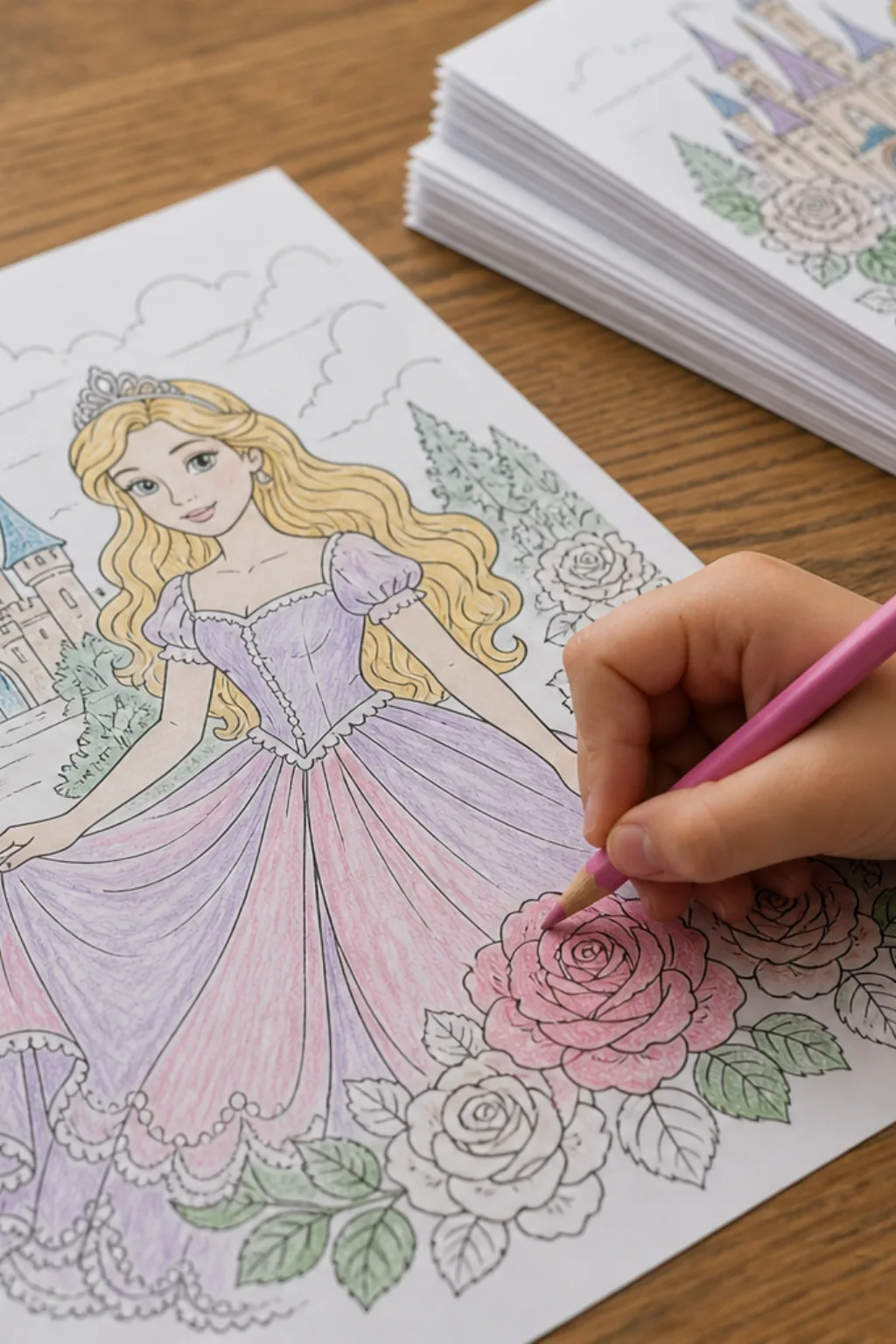 desenhos da Bela Adormecida para colorir - 2