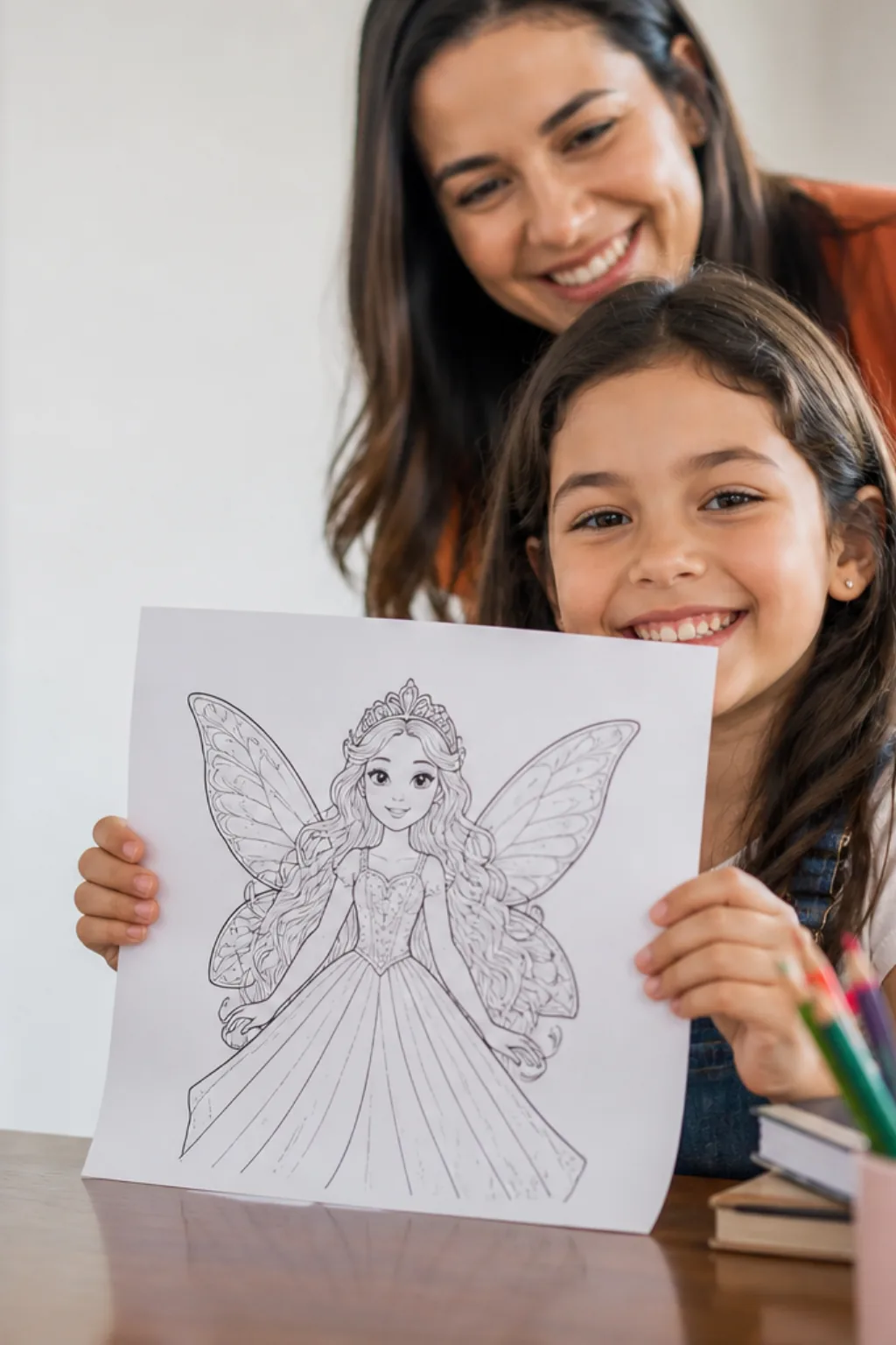 desenhos da Princesa Bloom de Winx para colorir — exemplo criado na Desenhos pra Colorir