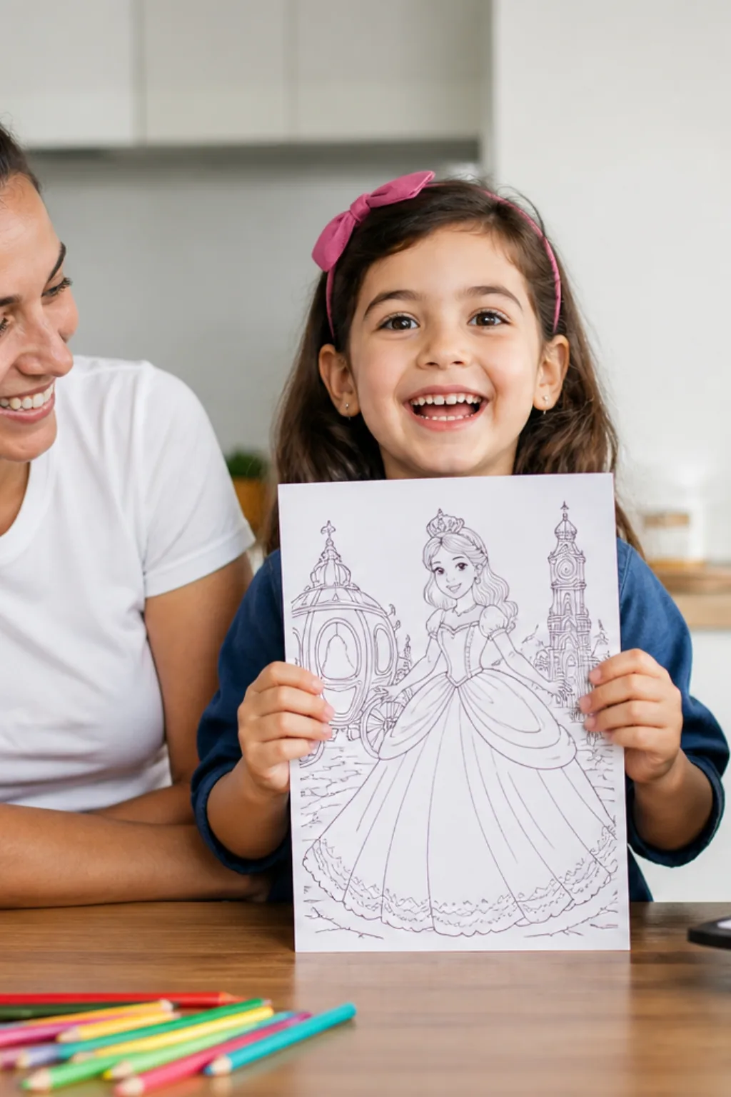 desenhos da Cinderela para colorir - 1