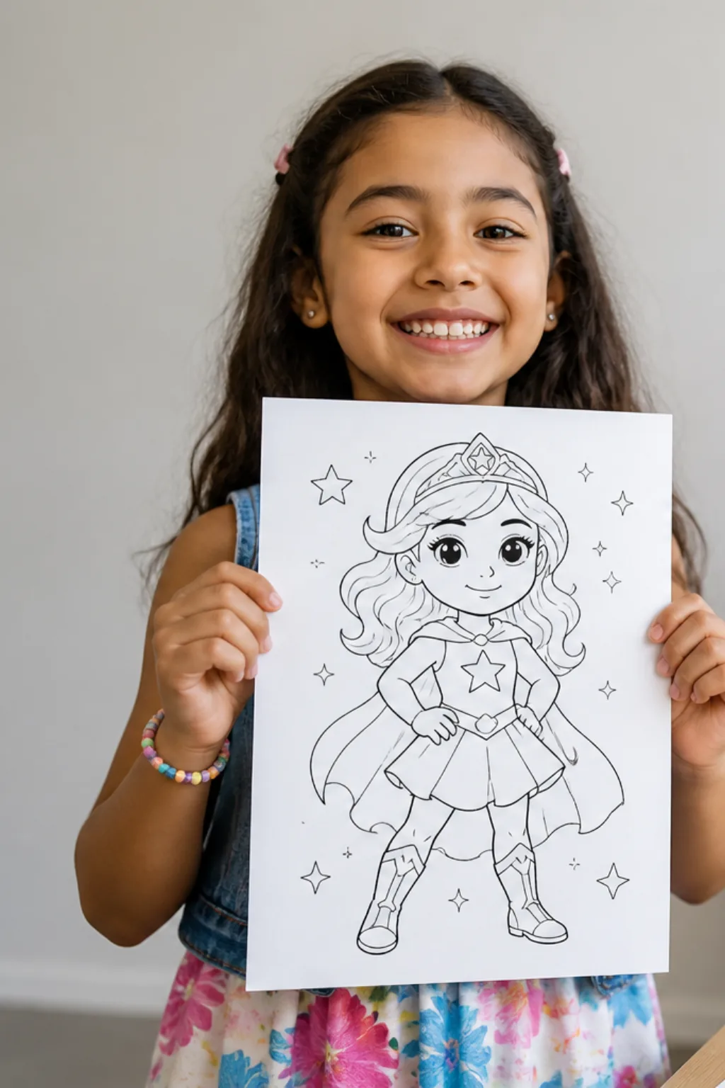 desenhos da Princesa Diana para colorir - 1